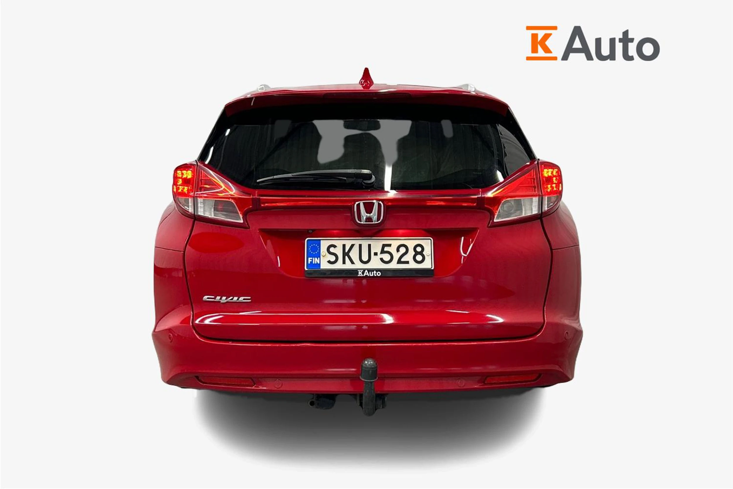 punainen Honda Civic 2014 kuva 3.