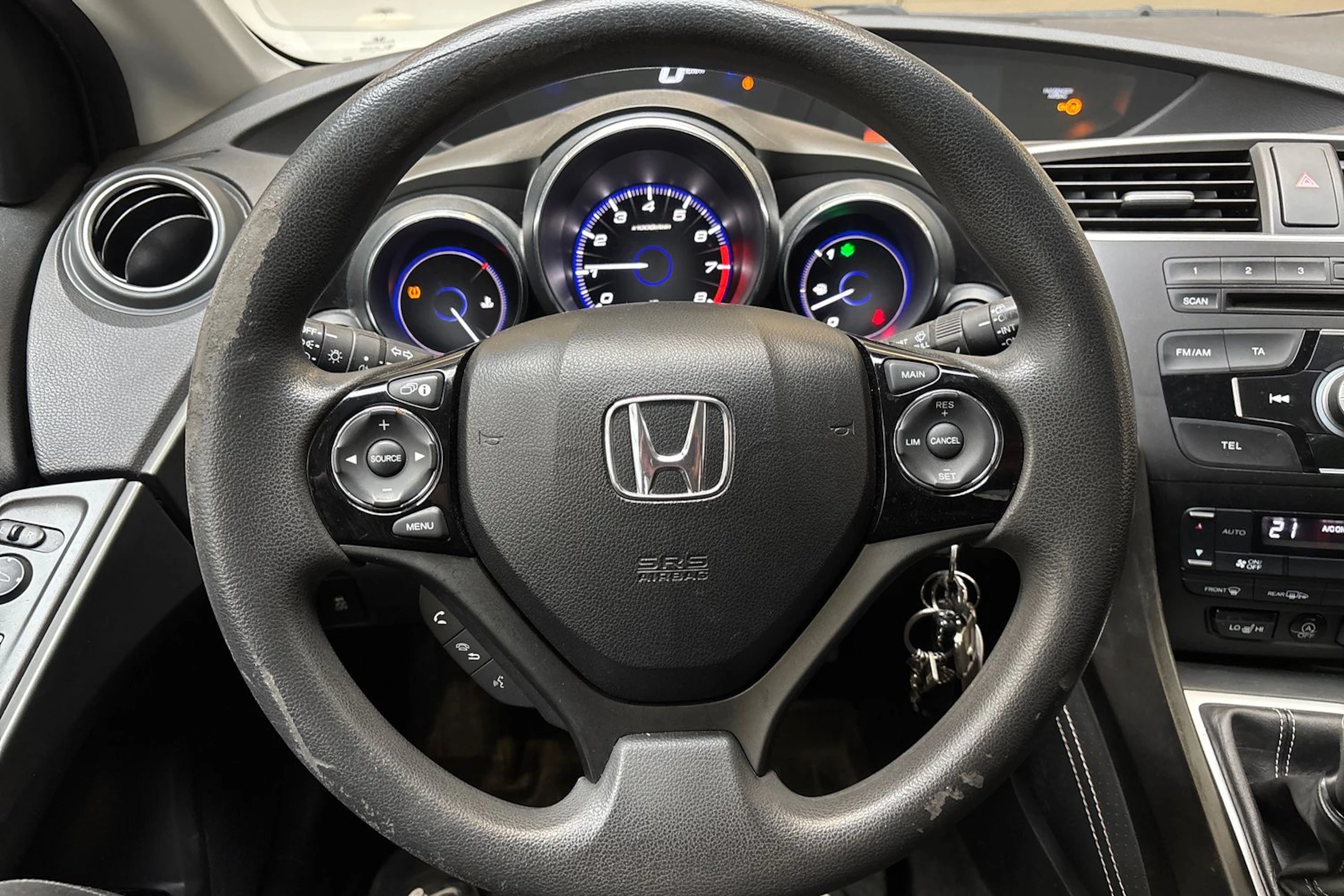 ruskea (beige) Honda Civic 2016 kuva 14.