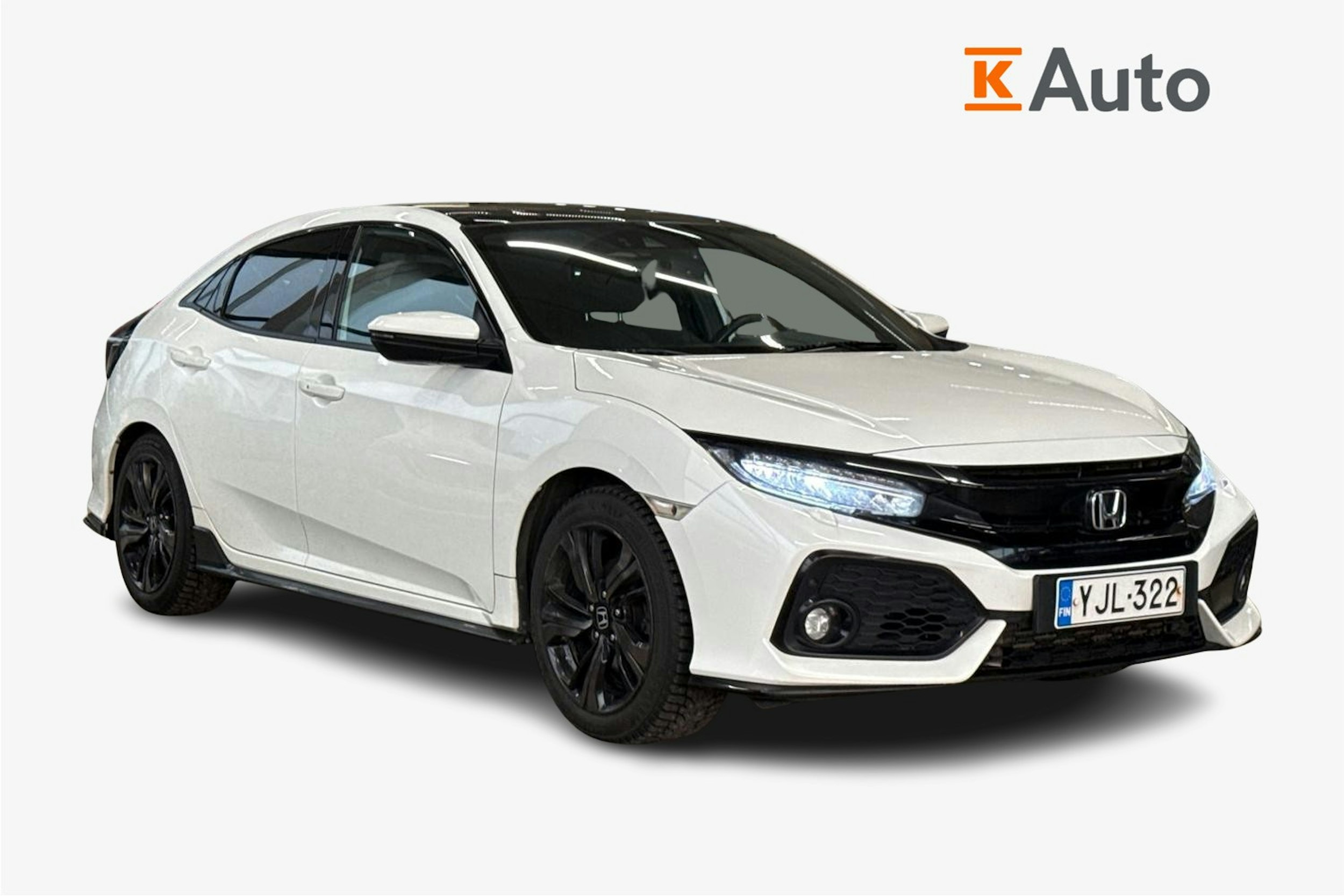 Valkoinen Honda CIVIC 2017 kuva 1.