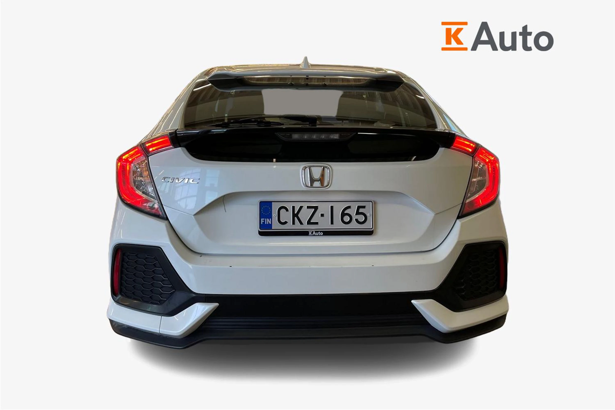 valkoinen Honda Civic 2018 kuva 4.