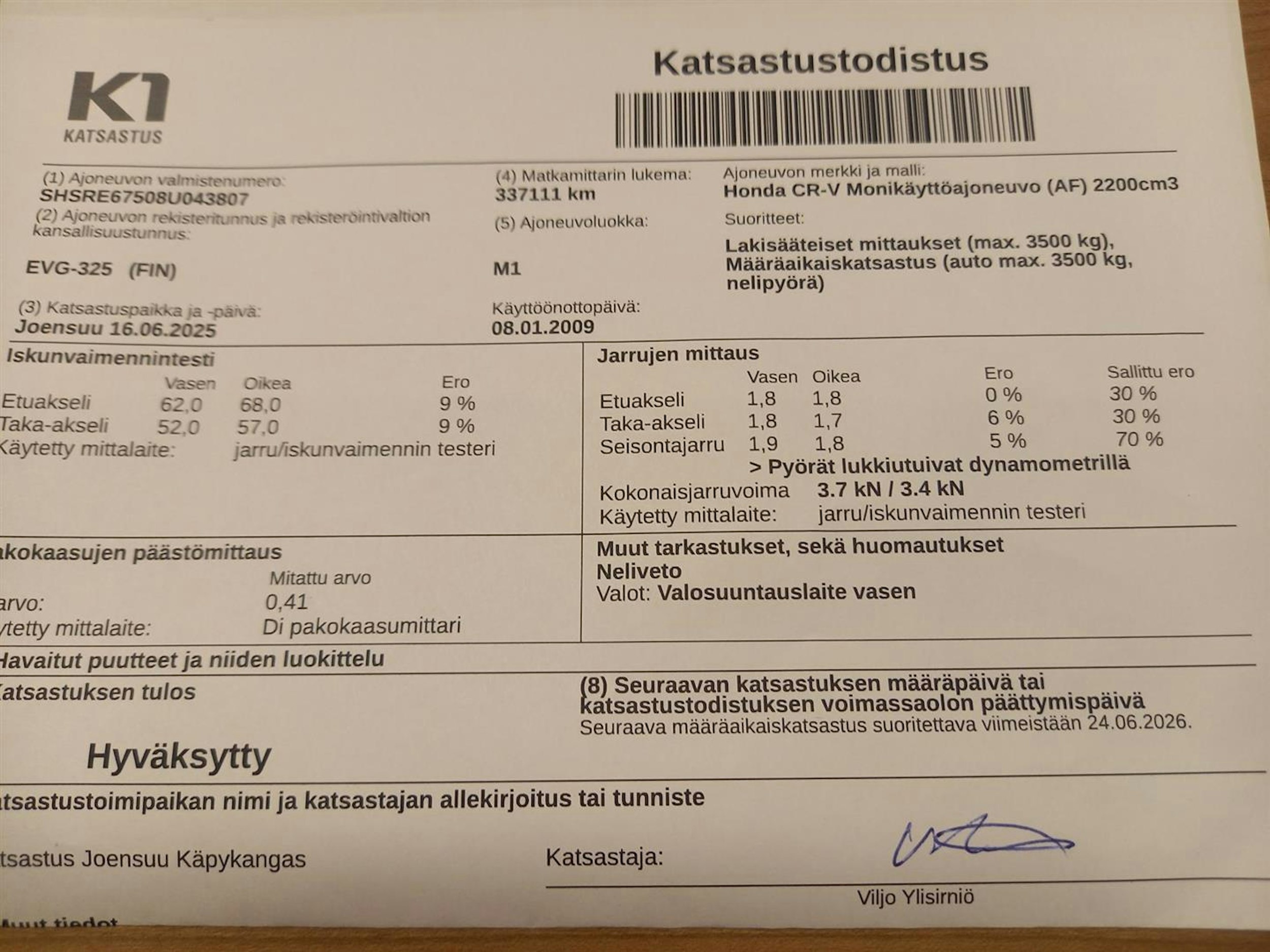 Ruskea (beige) Honda CR-V 2009 kuva 7.