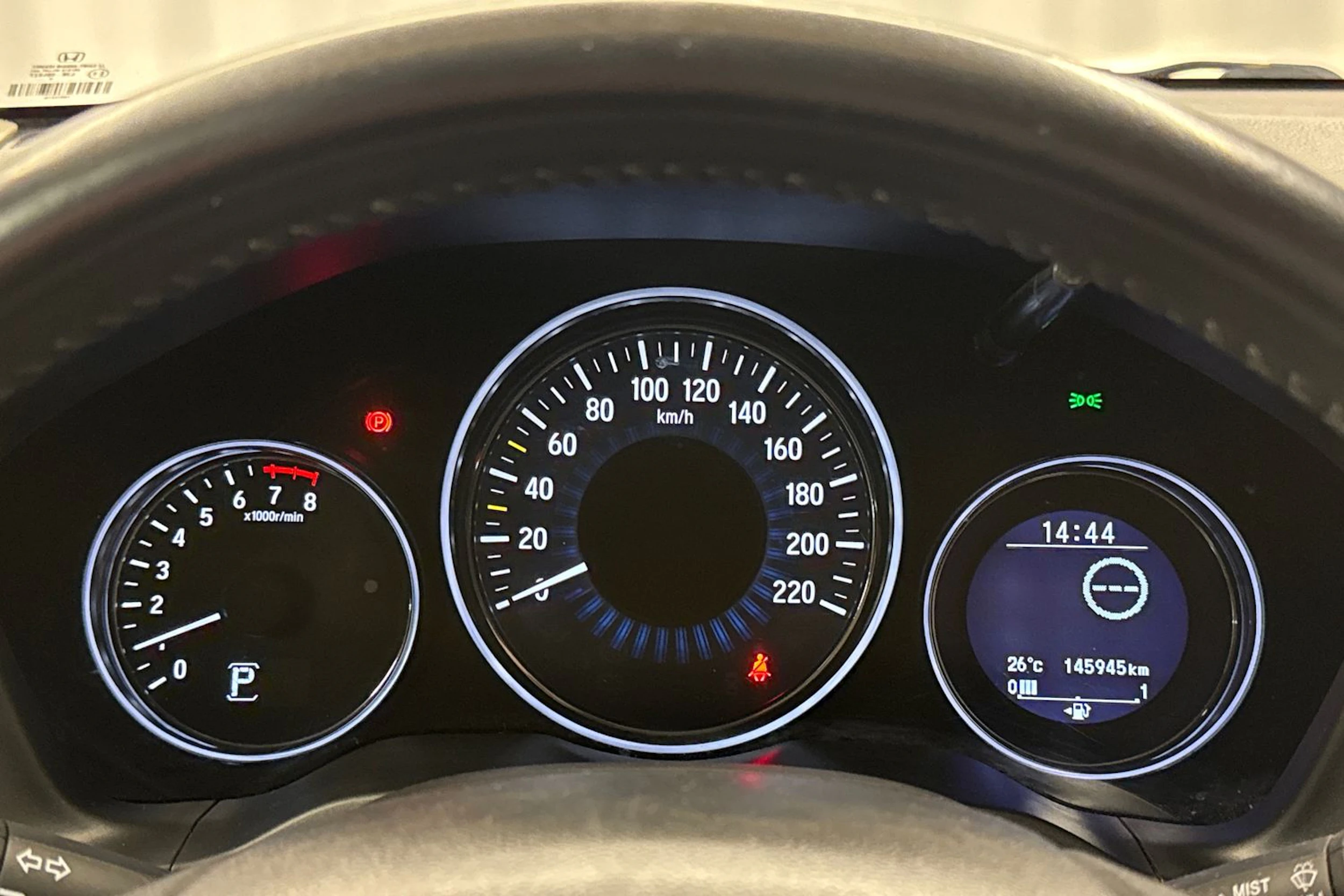 valkoinen Honda HR-V 2018 kuva 14.