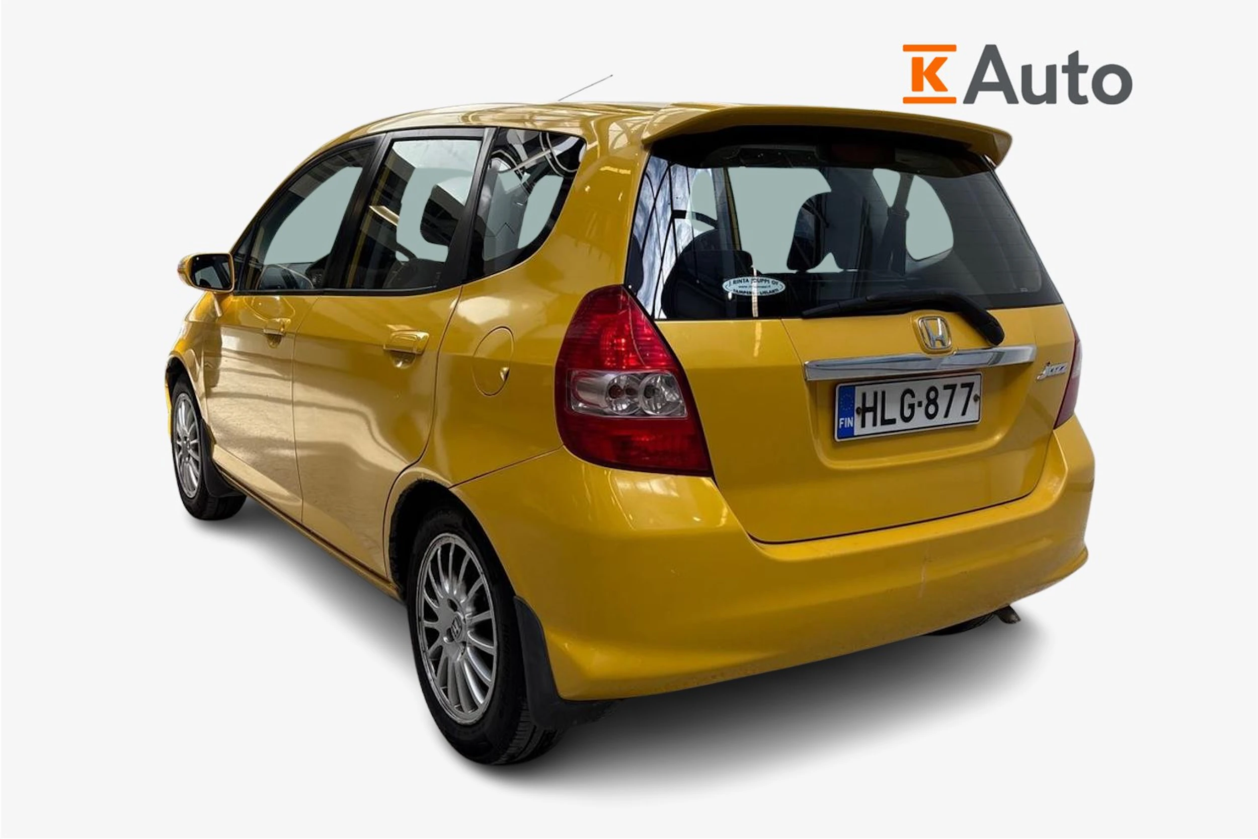 keltainen Honda Jazz 2007 kuva 3.