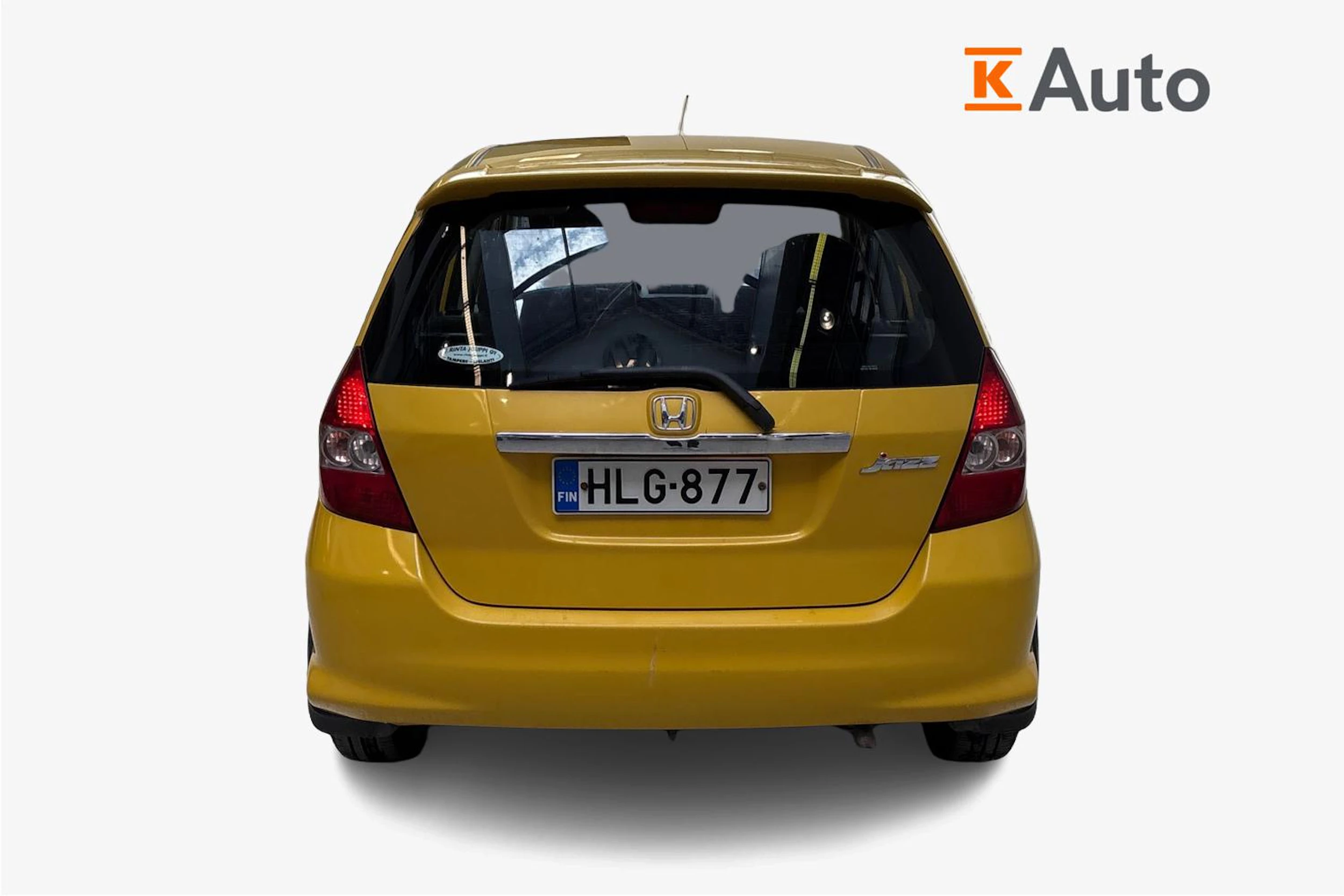 keltainen Honda Jazz 2007 kuva 4.