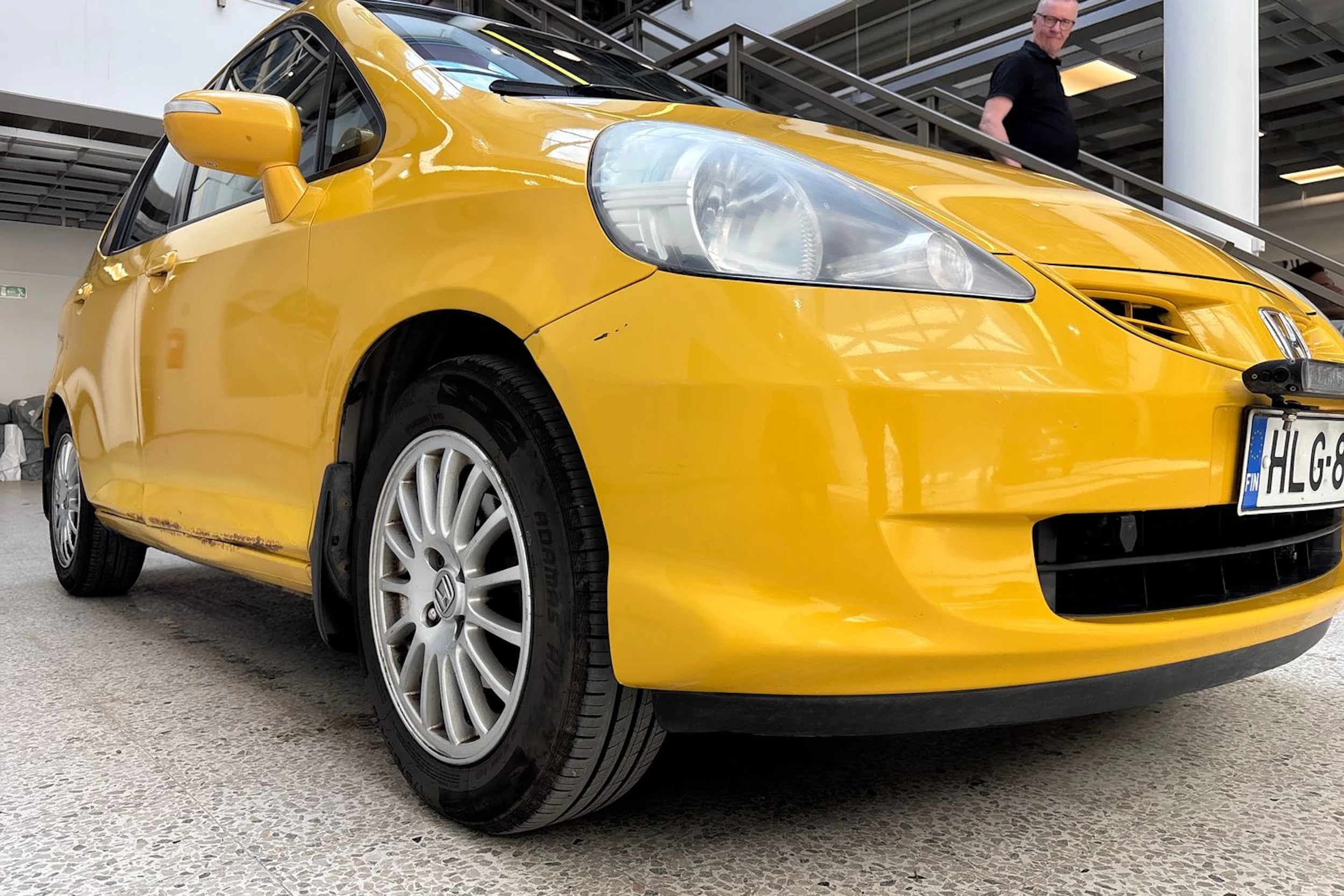 keltainen Honda Jazz 2007 kuva 18.