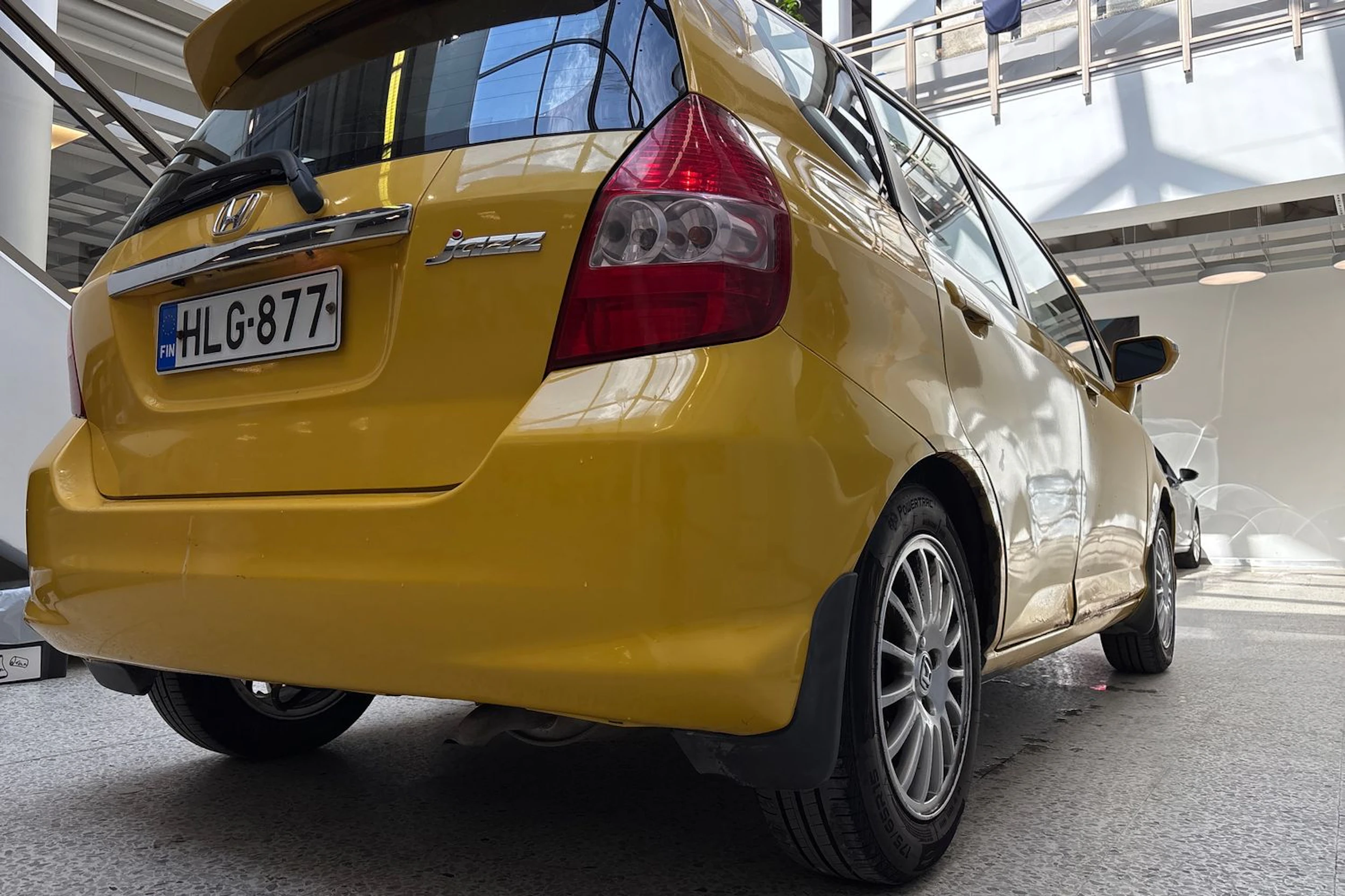 keltainen Honda Jazz 2007 kuva 20.