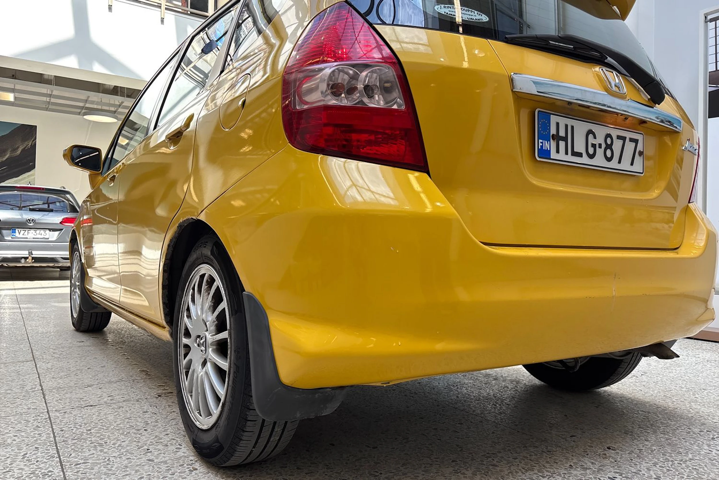 keltainen Honda Jazz 2007 kuva 22.