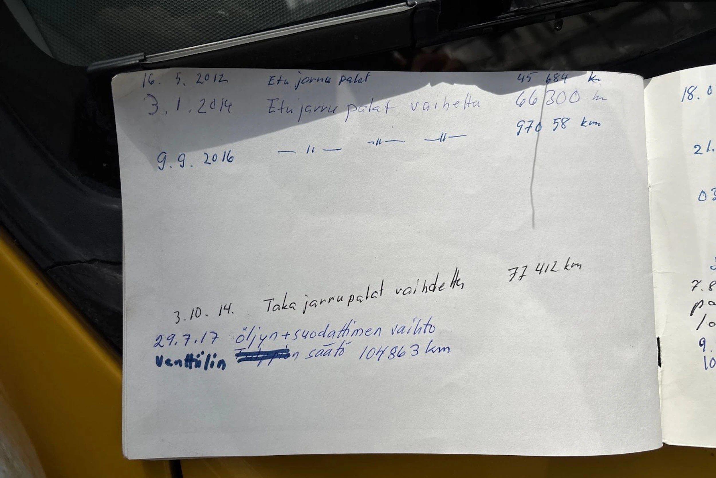 keltainen Honda Jazz 2007 kuva 34.
