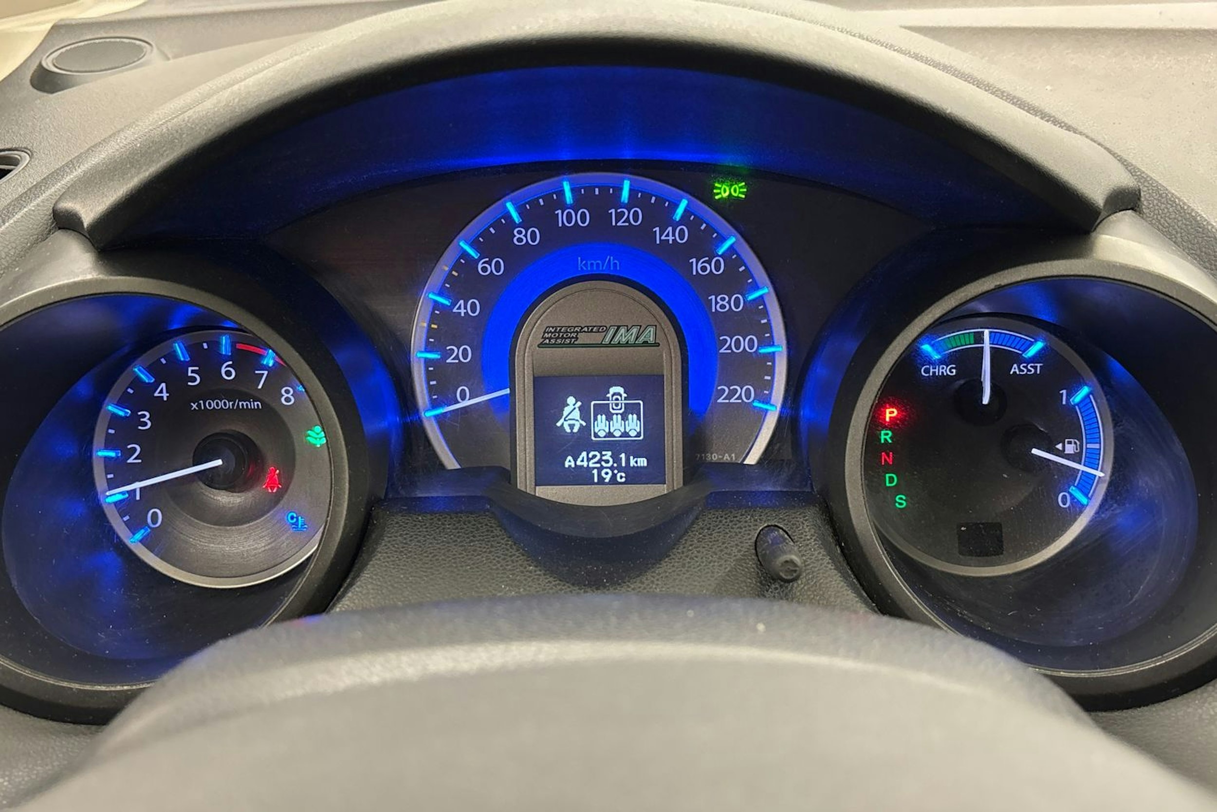 met. vihreä Honda Jazz 2012 kuva 16.
