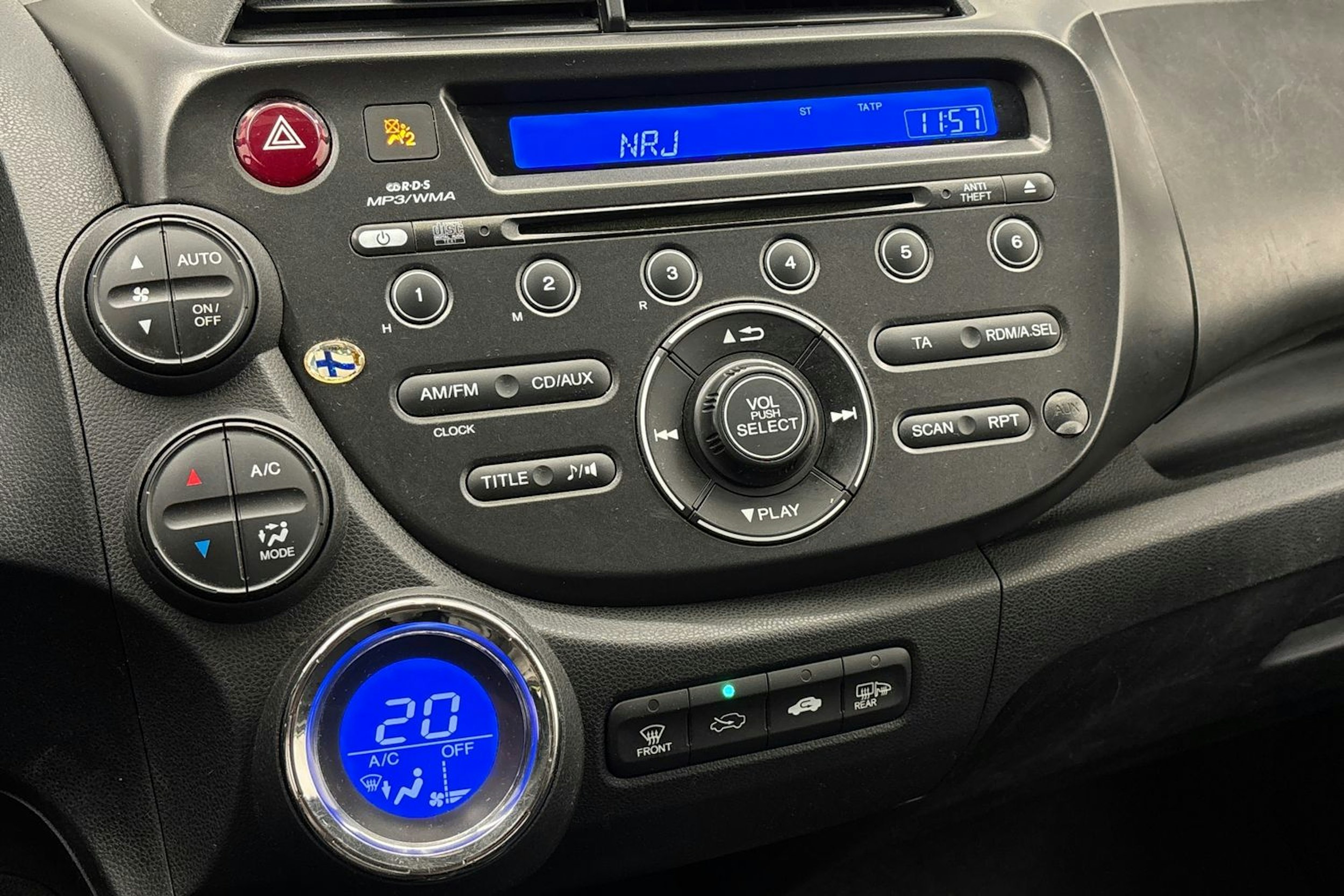 met. vihreä Honda Jazz 2012 kuva 17.