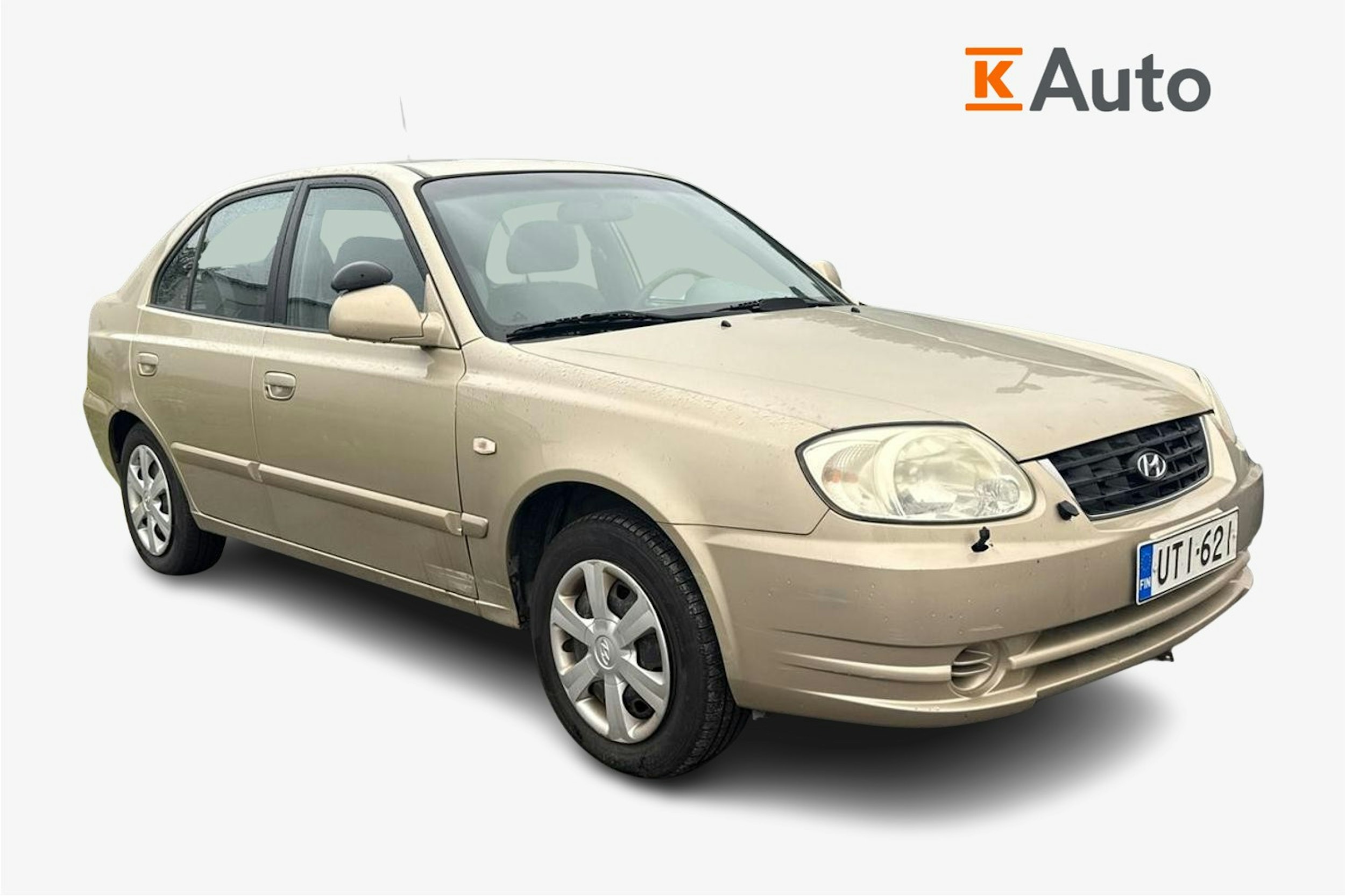 Ruskea (beige) Hyundai Accent 2006 kuva 1.