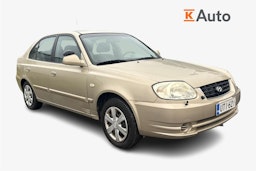 Ruskea (beige) Hyundai Accent 2006 kuva 1.
