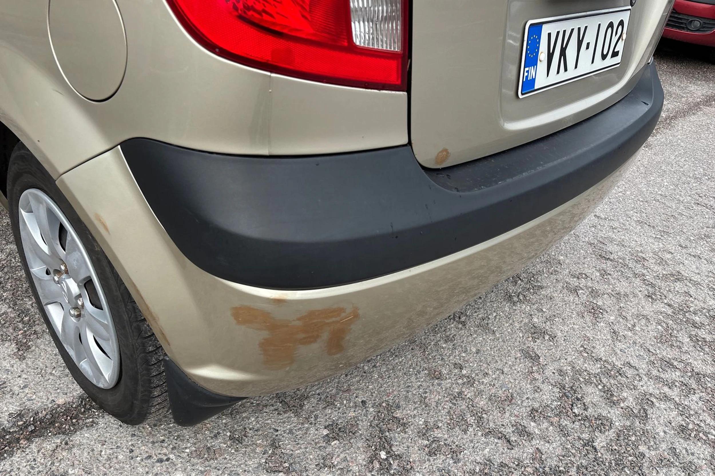 ruskea (beige) Hyundai Getz 2007 kuva 11.