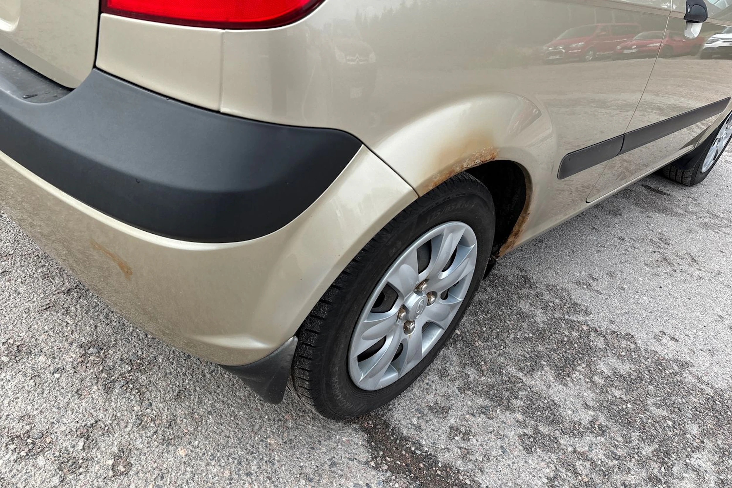 ruskea (beige) Hyundai Getz 2007 kuva 12.