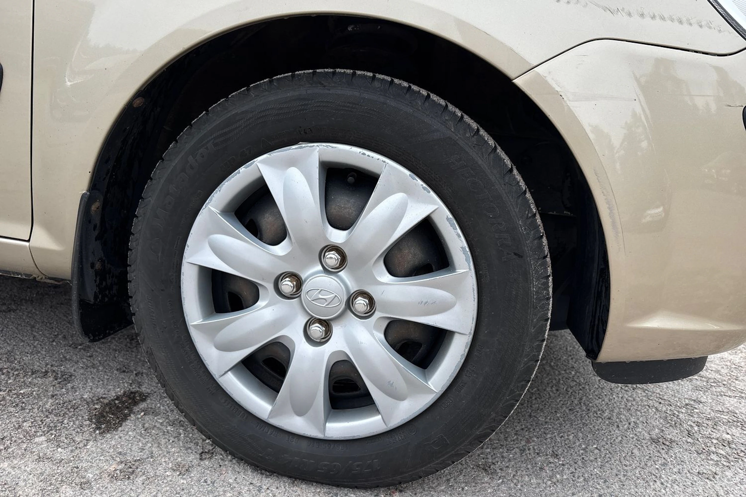 ruskea (beige) Hyundai Getz 2007 kuva 13.