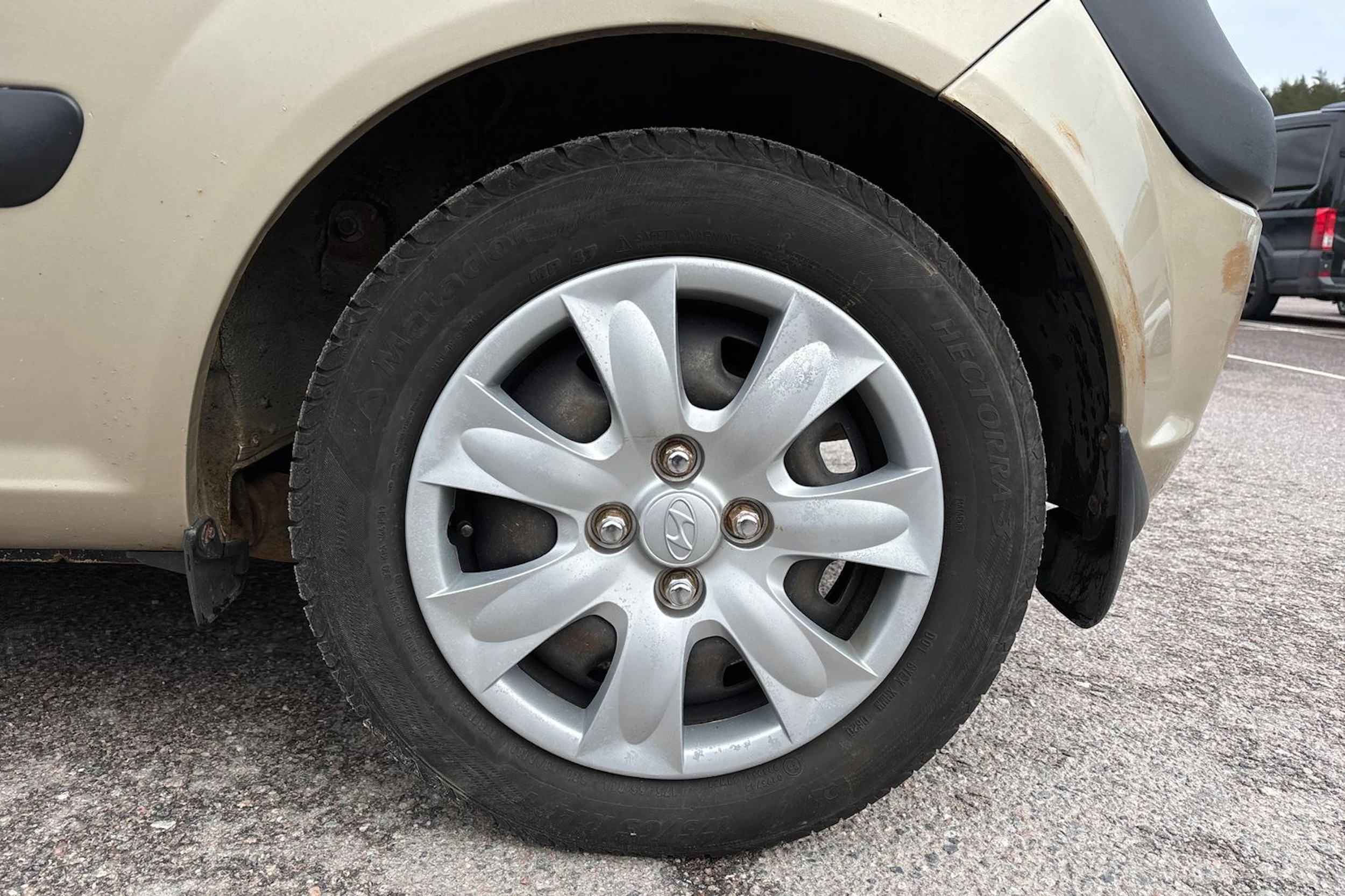 ruskea (beige) Hyundai Getz 2007 kuva 15.