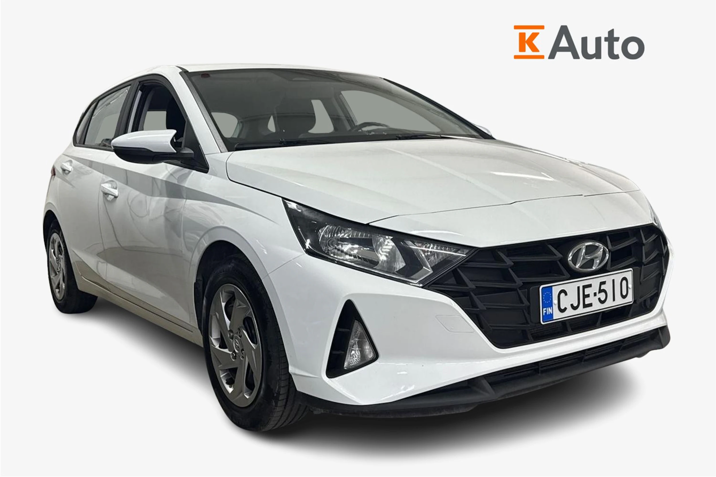 Valkoinen Hyundai i20 2022 kuva 1.