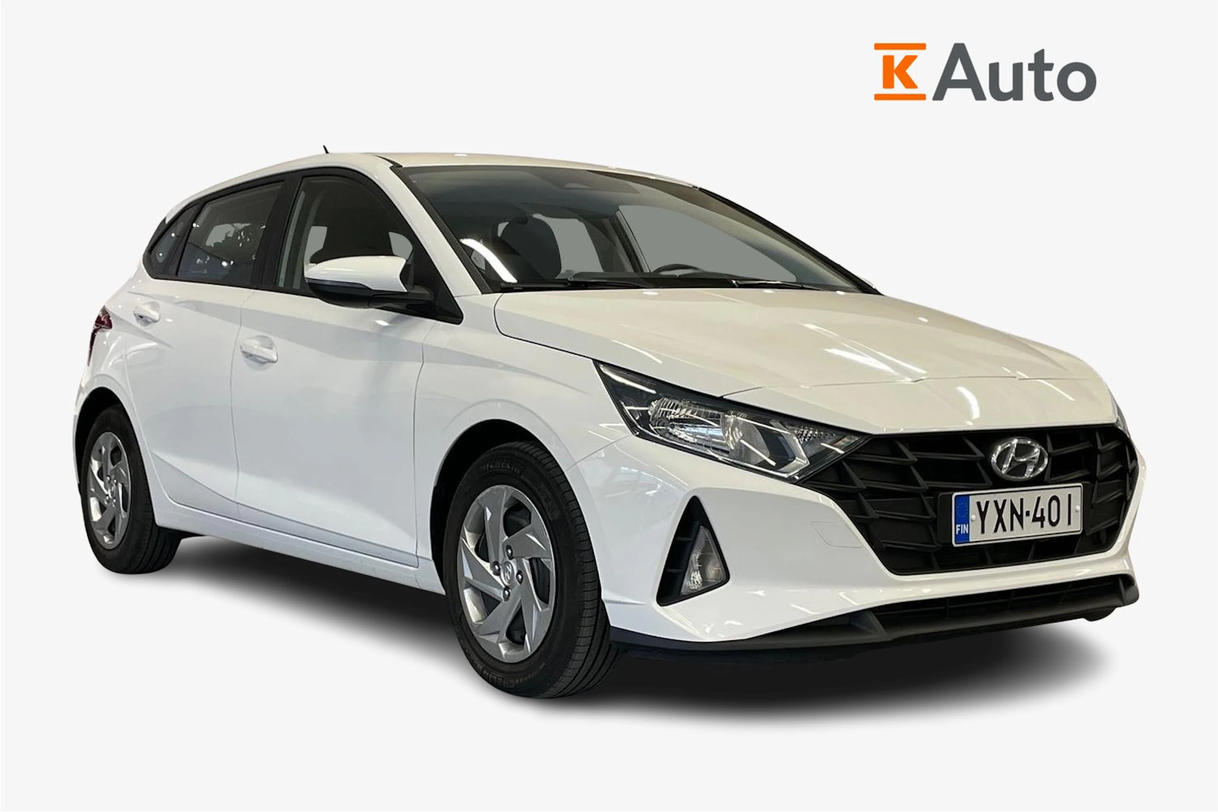 Valkoinen Hyundai i20 2022 kuva 1.