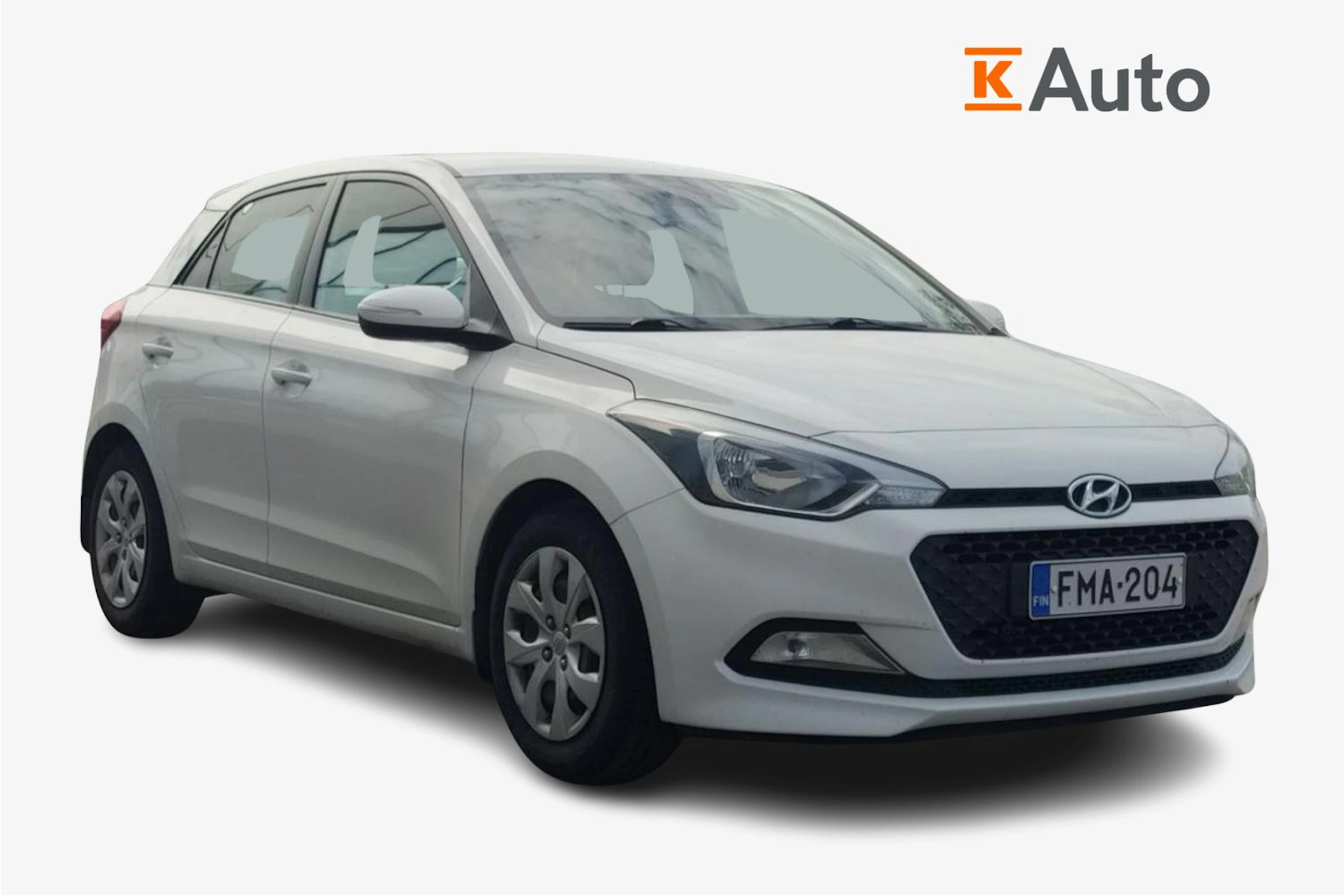 valkoinen Hyundai i20 5d 2015 kuva 1.
