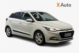 Valkoinen Hyundai i20 5d 2018 kuva 1.