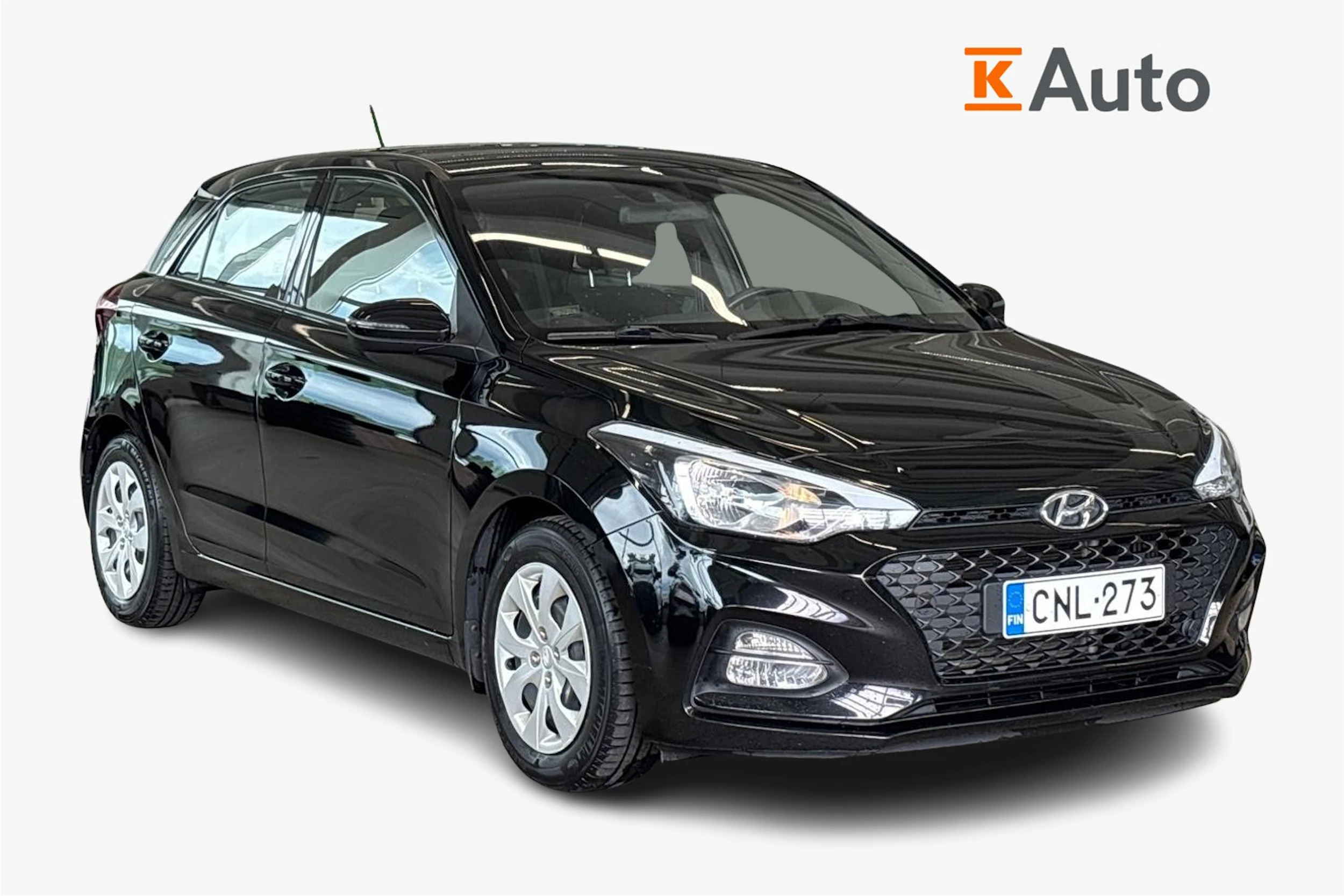 musta Hyundai i20 Hatchback 2019 kuva 1.