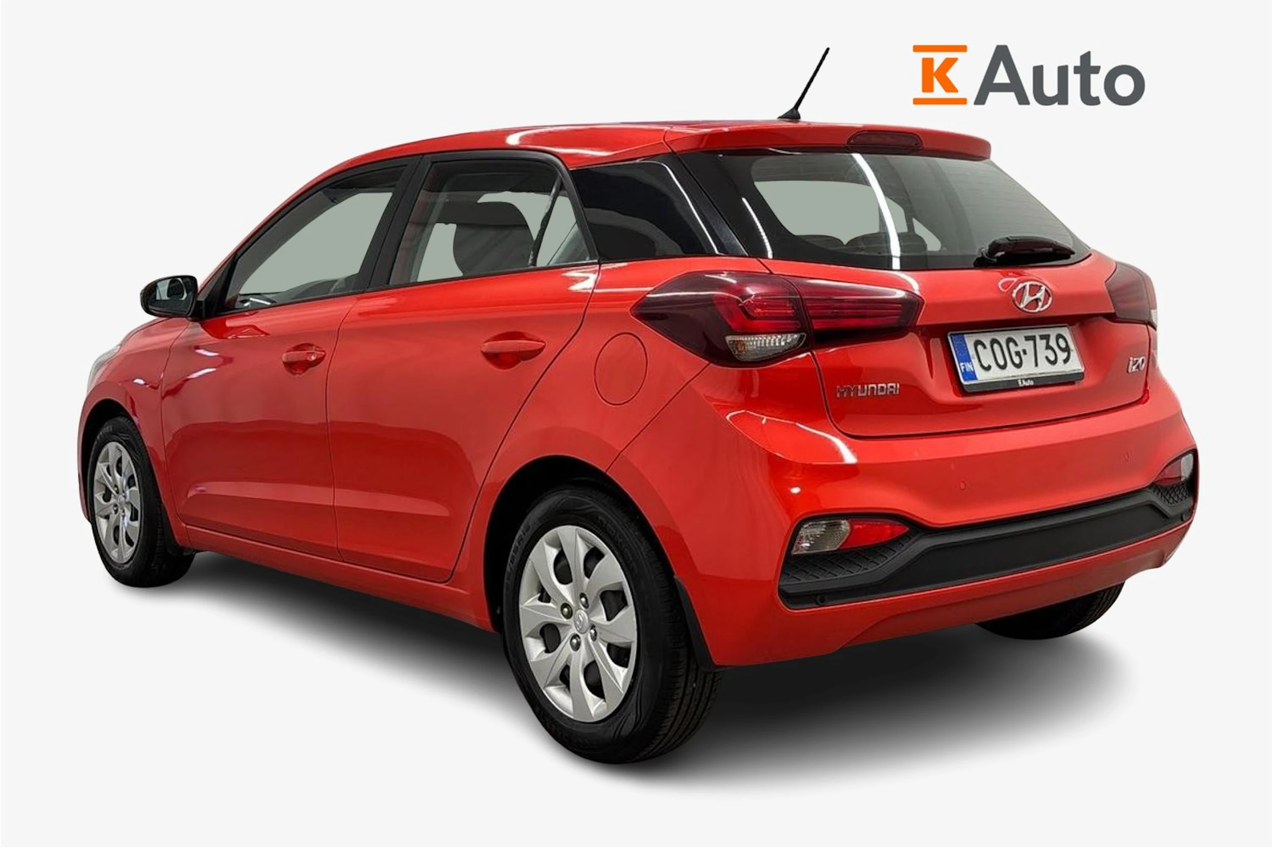 punainen Hyundai i20 Hatchback 2020 kuva 3.
