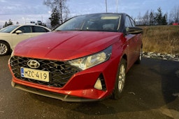 punainen Hyundai i20 Hatchback 2021 kuva 3.