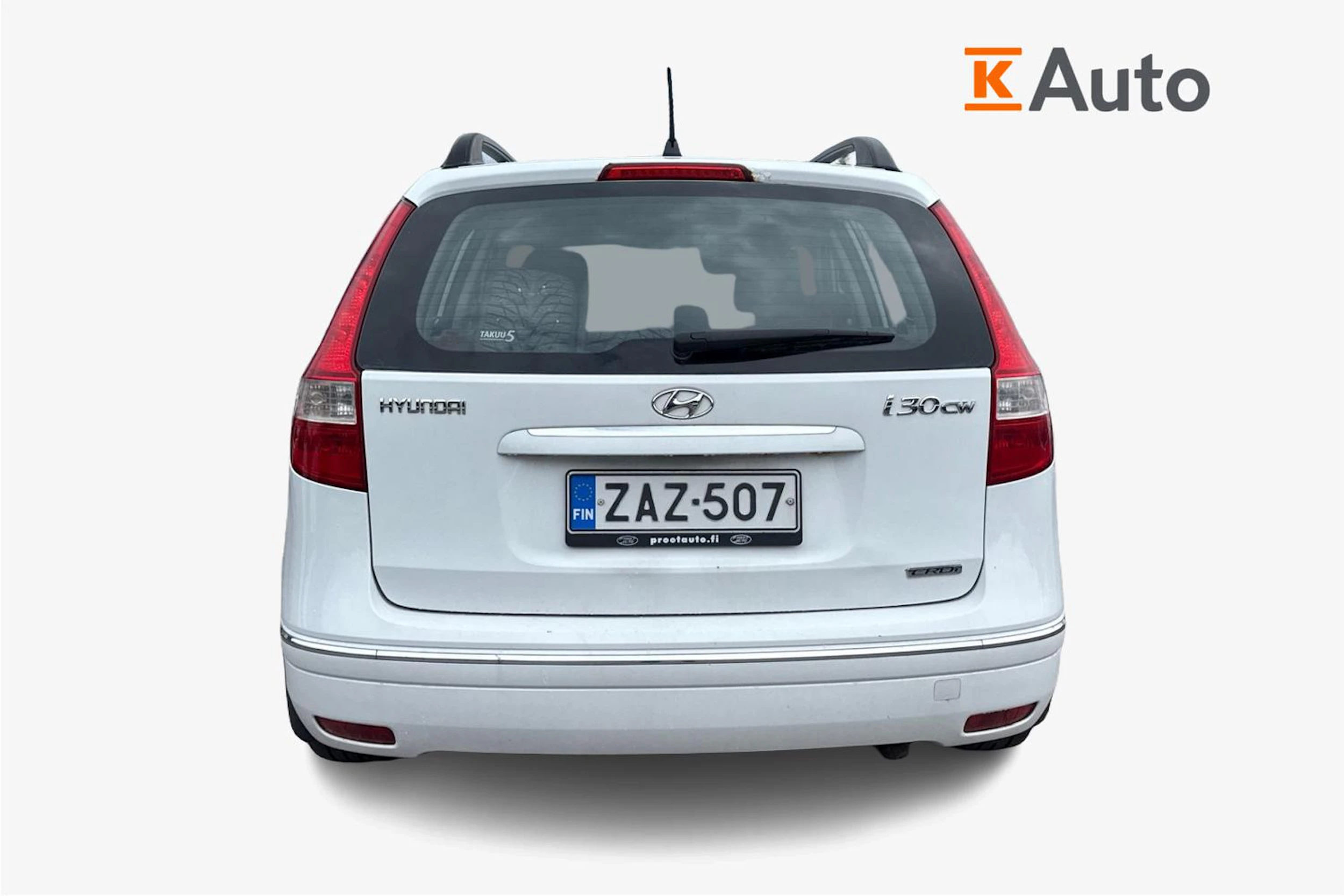 Valkoinen Hyundai i30 2009 kuva 3.
