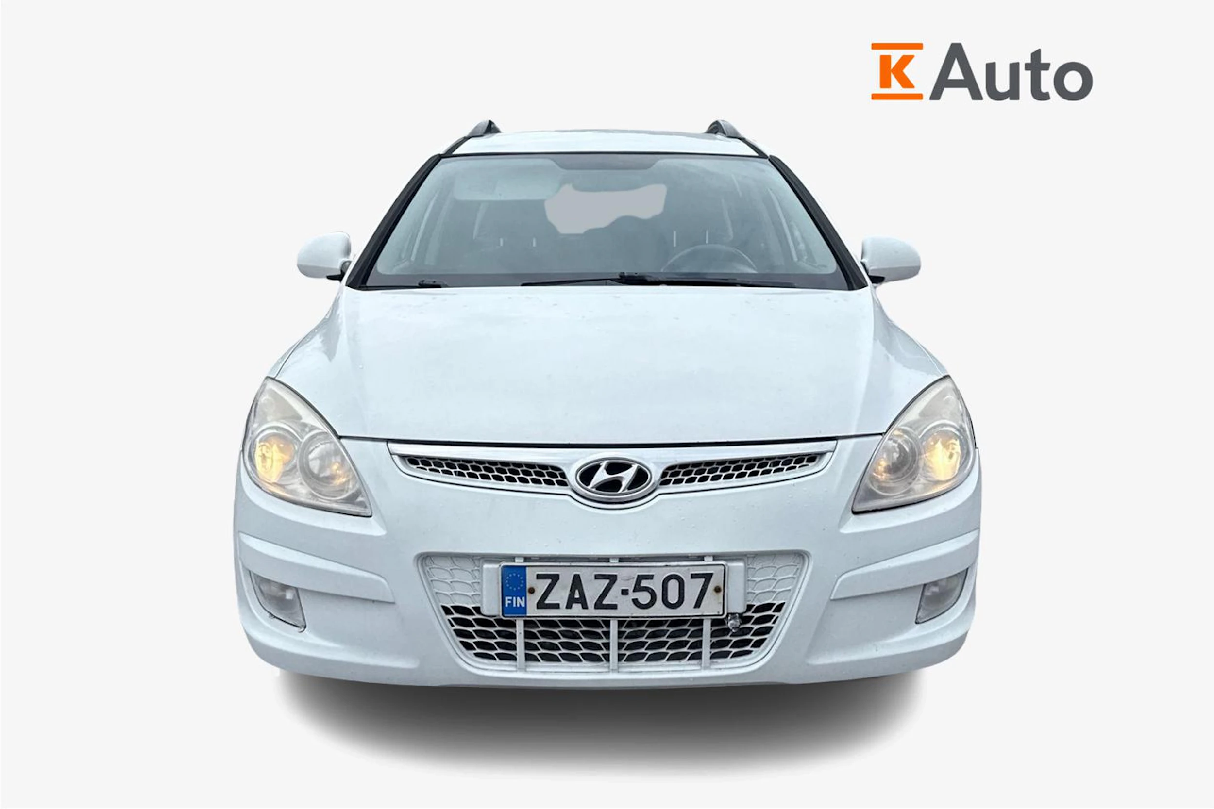 Valkoinen Hyundai i30 2009 kuva 4.
