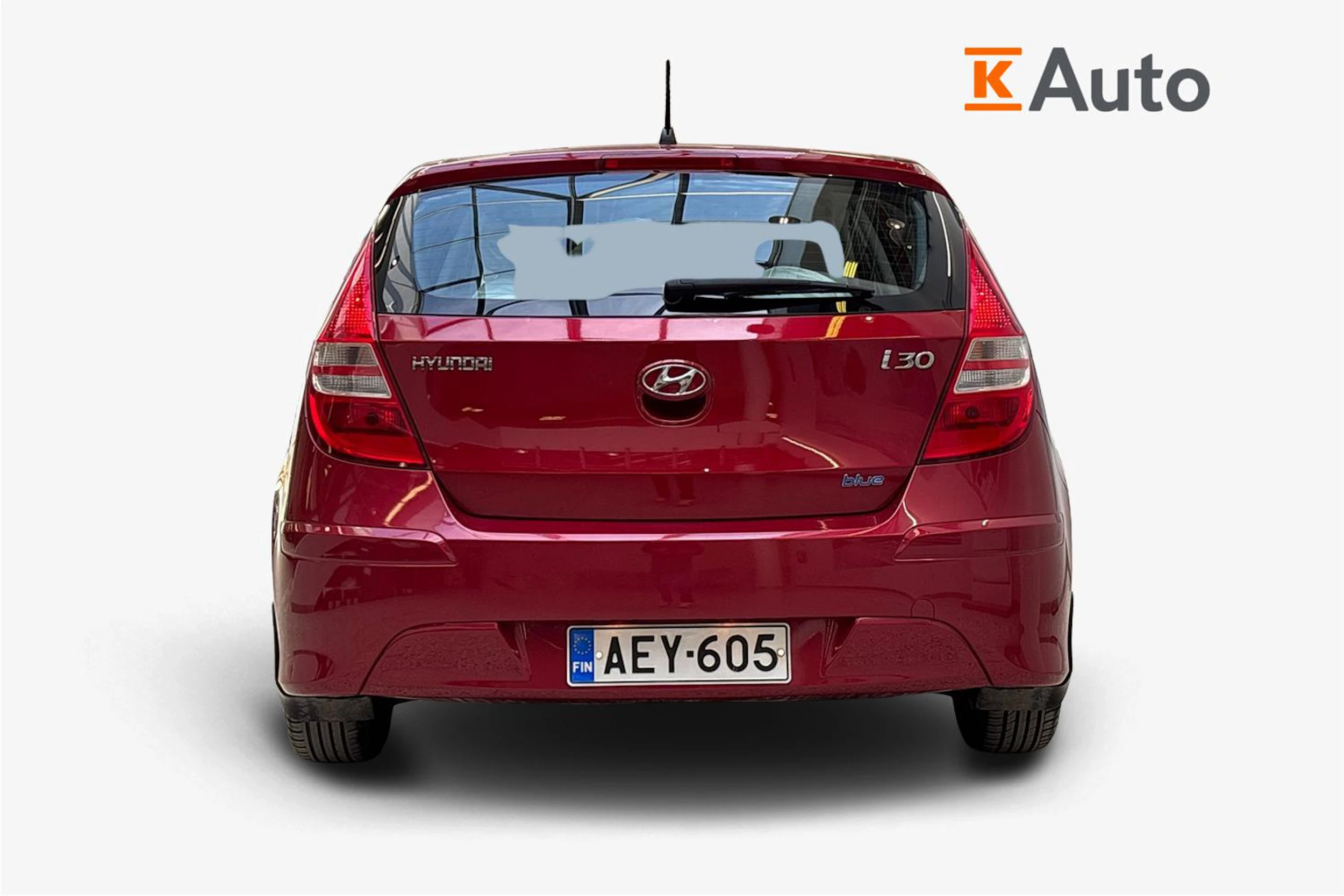 Punainen Hyundai i30 2011 kuva 4.