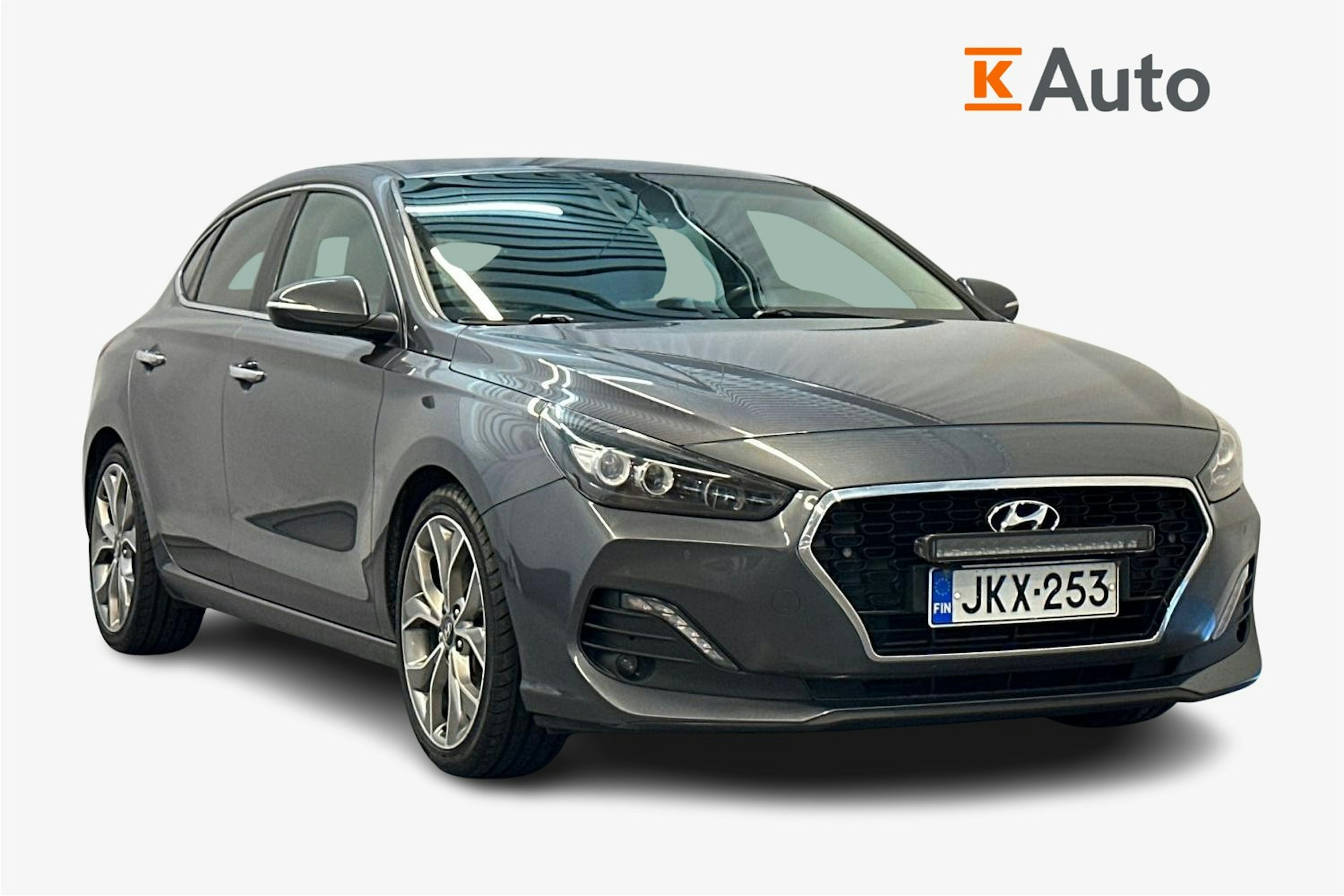 harmaa Hyundai i30 Fastback 2018 kuva 1.