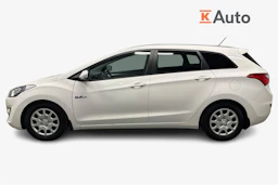 Valkoinen Hyundai i30 Wagon 2014 kuva 5.