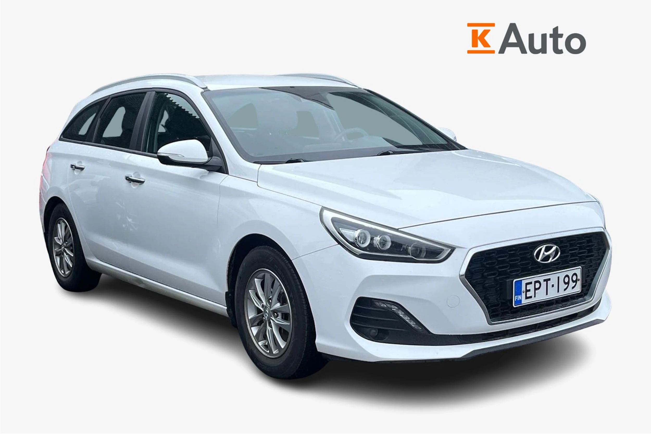 Valkoinen Hyundai i30 Wagon 2019 kuva 1.