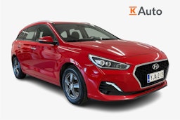 punainen Hyundai i30 Wagon 2019 kuva 1.