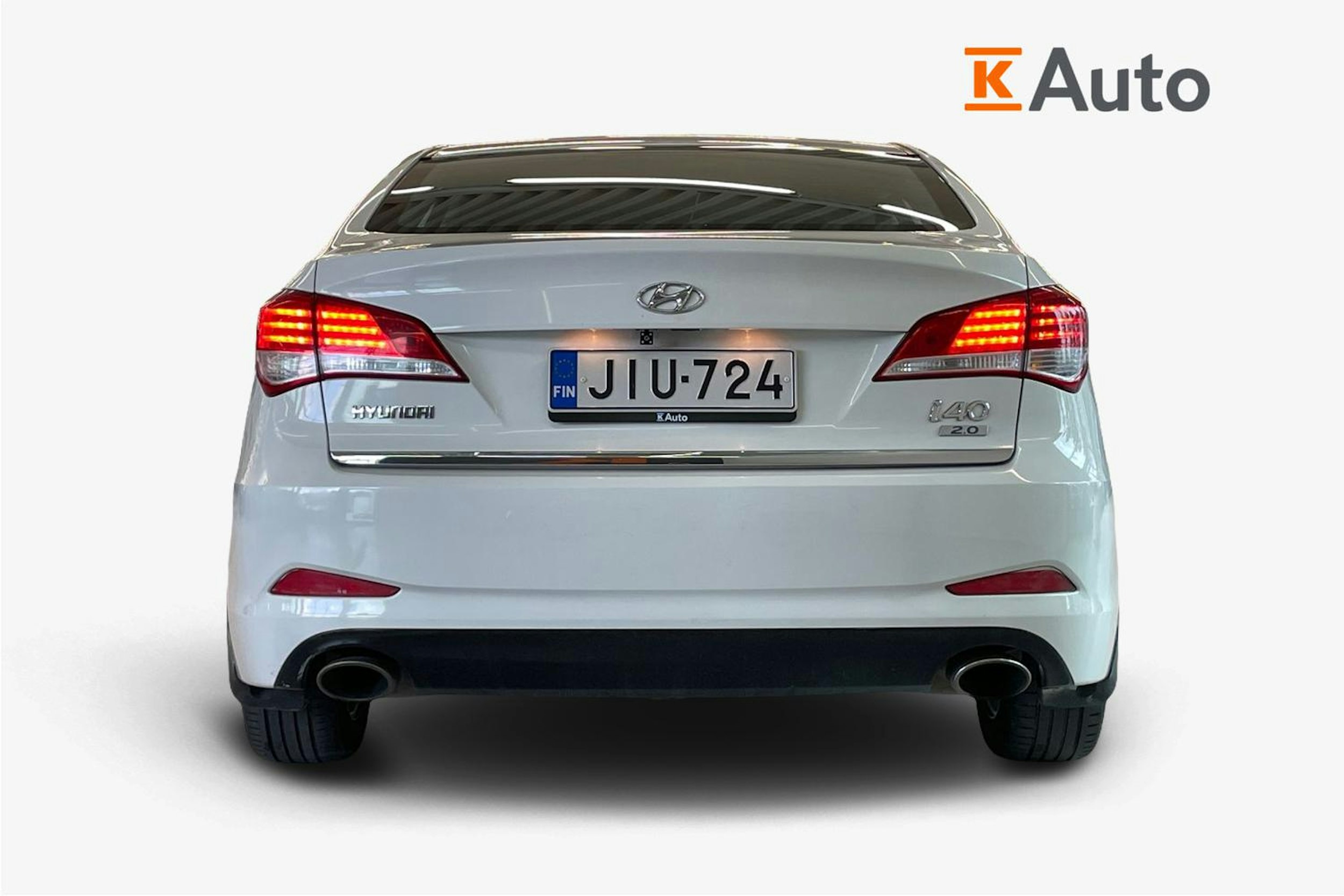 Valkoinen Hyundai i40 Sedan 2013 kuva 3.
