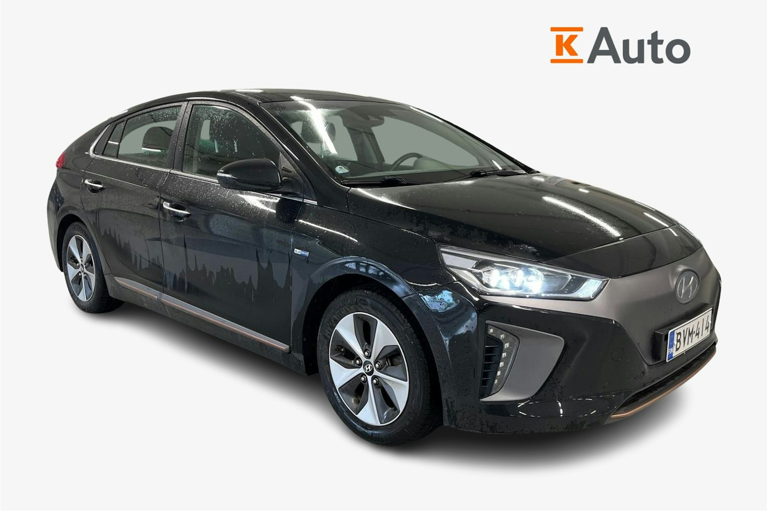 Musta Hyundai IONIQ electric 2018 kuva 1.