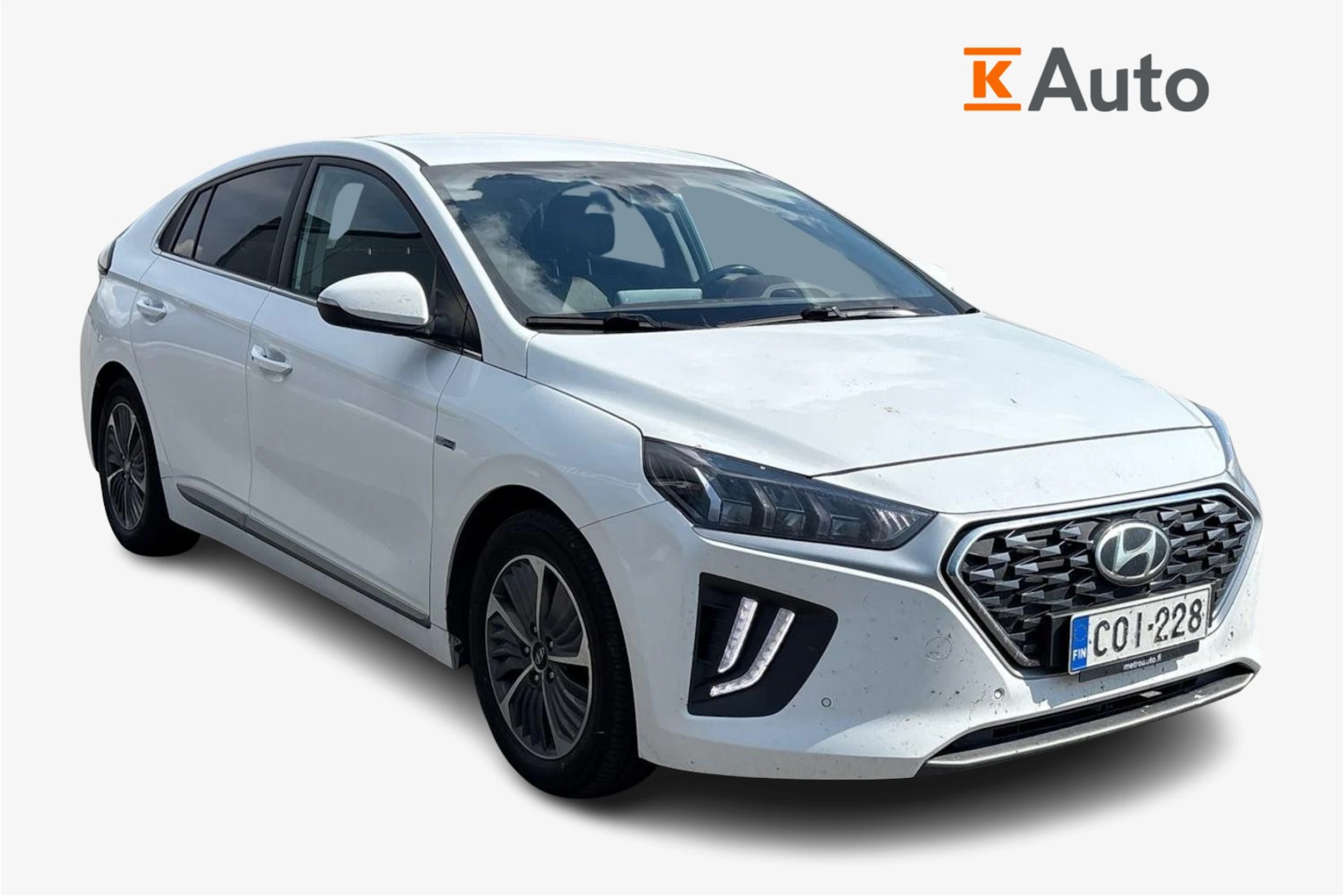 valkoinen Hyundai IONIQ plug-in 2020 kuva 1.