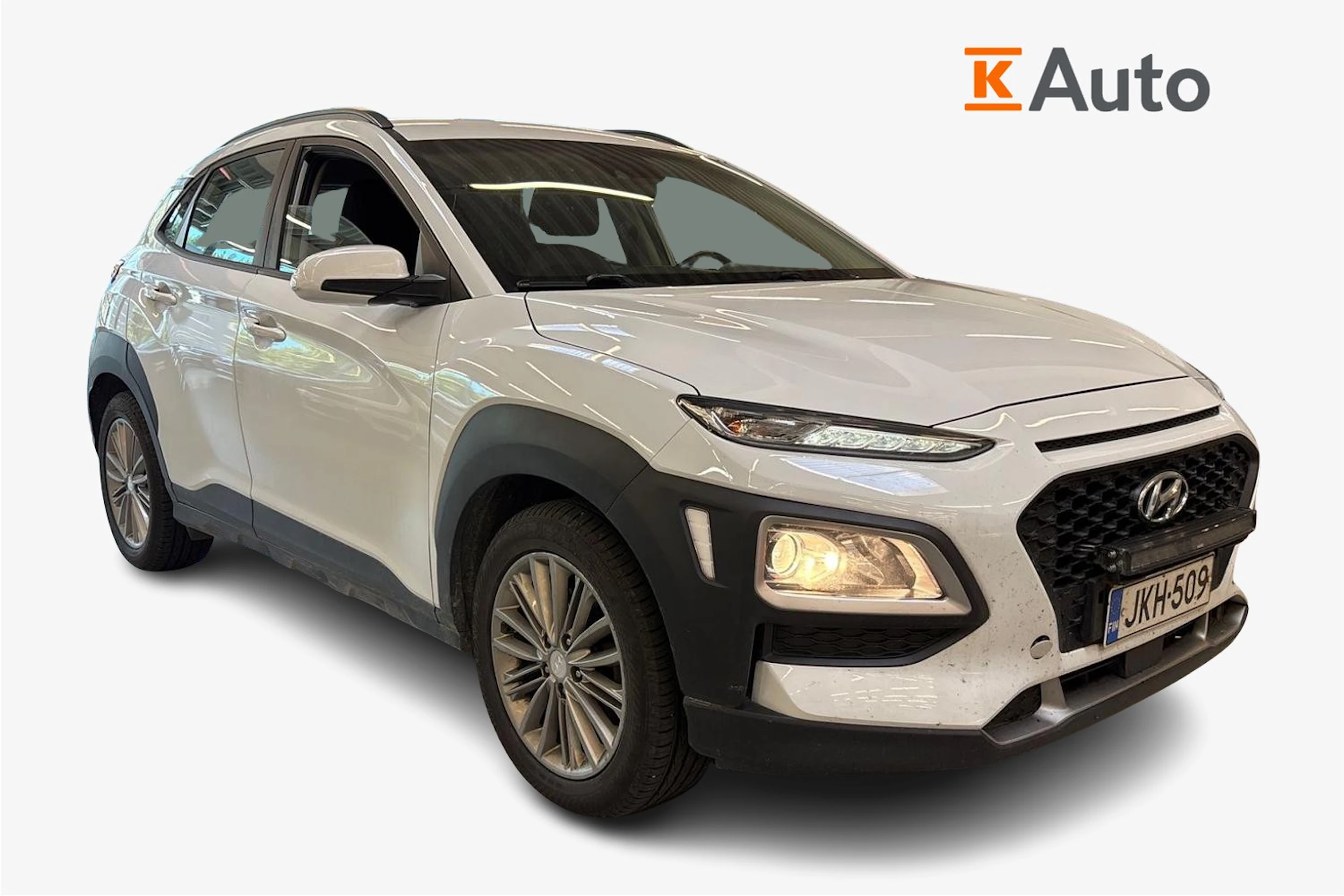 valkoinen Hyundai KONA 2019 kuva 1.