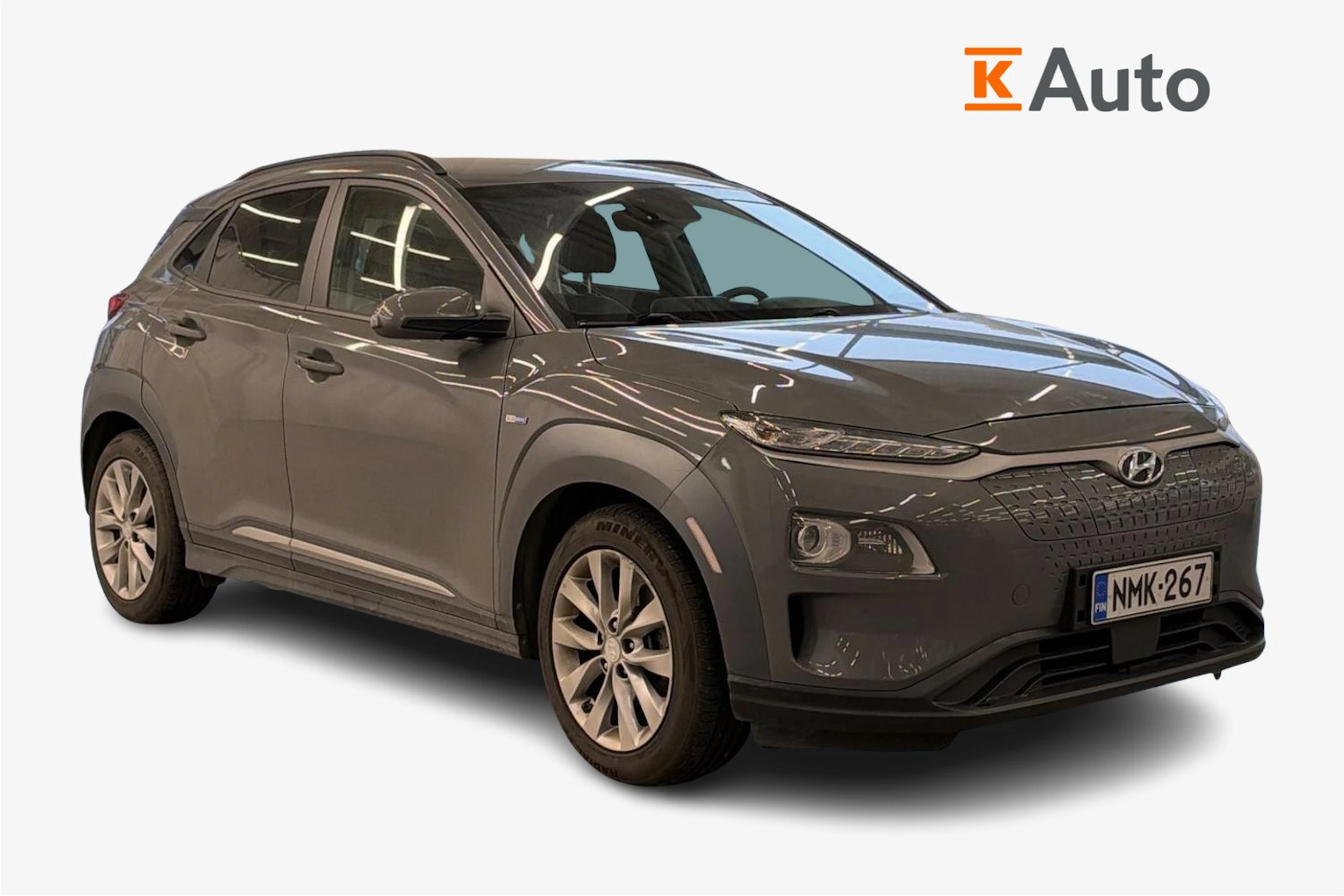 harmaa Hyundai KONA 2019 kuva 1.