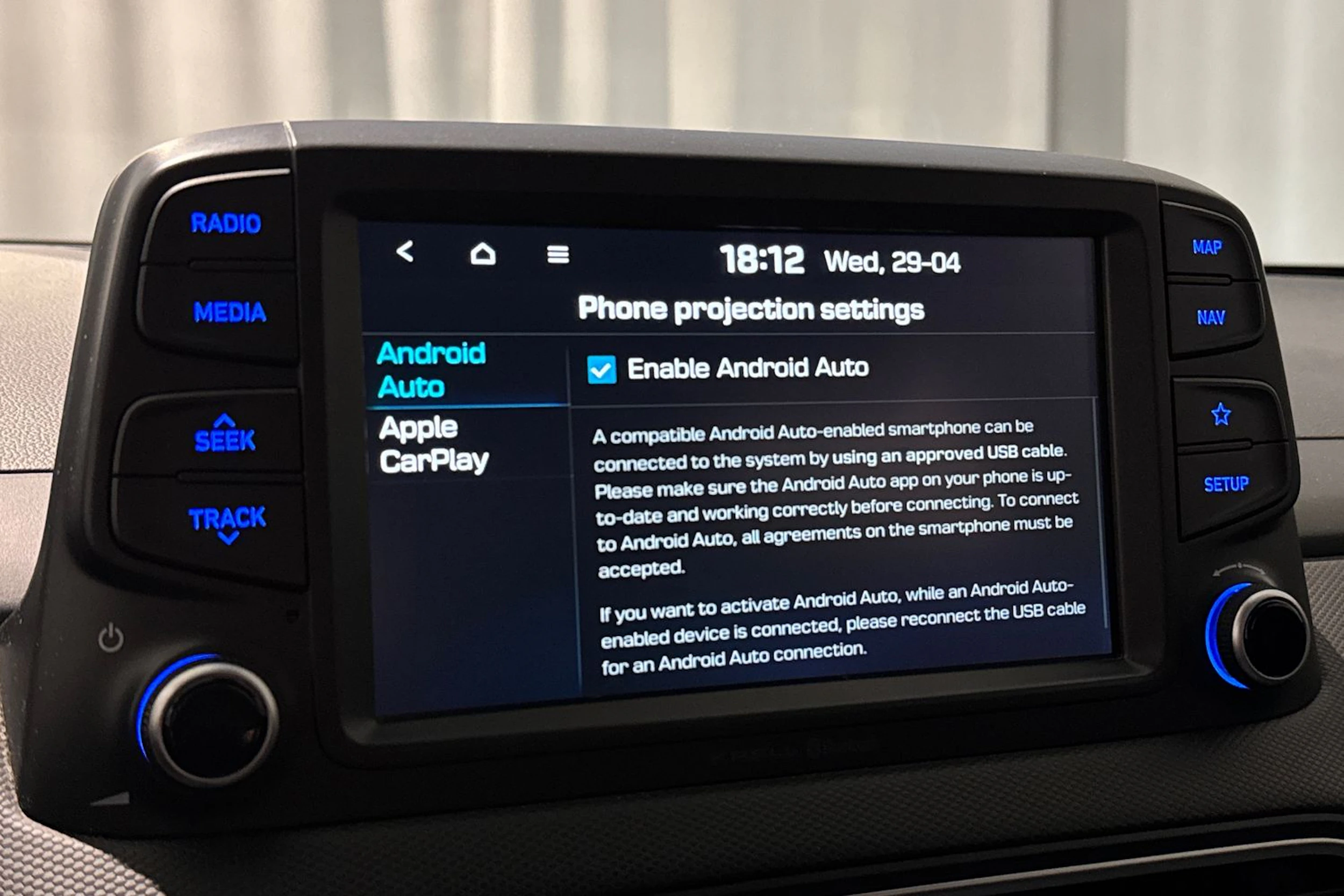 sininen Hyundai KONA 2019 kuva 28.