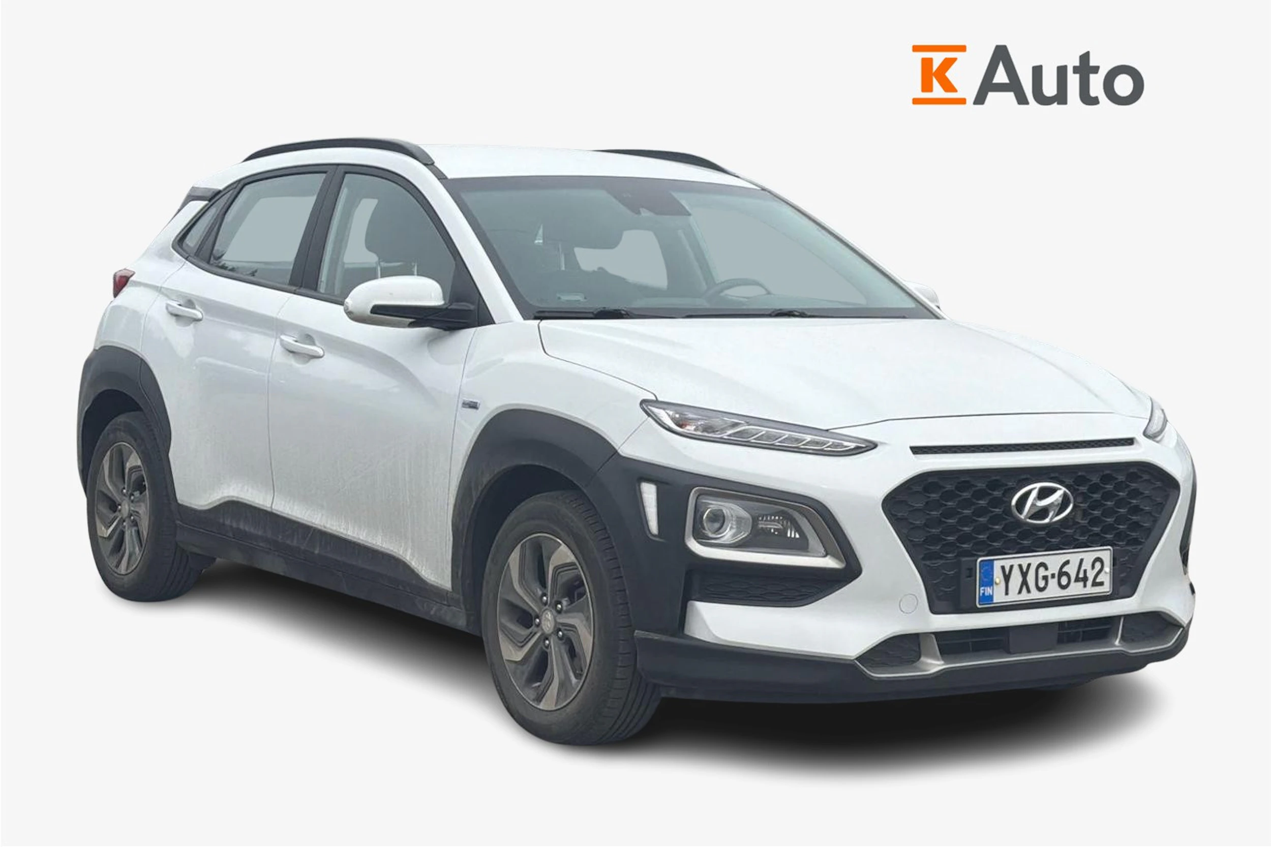 Valkoinen Hyundai KONA 2021 kuva 1.
