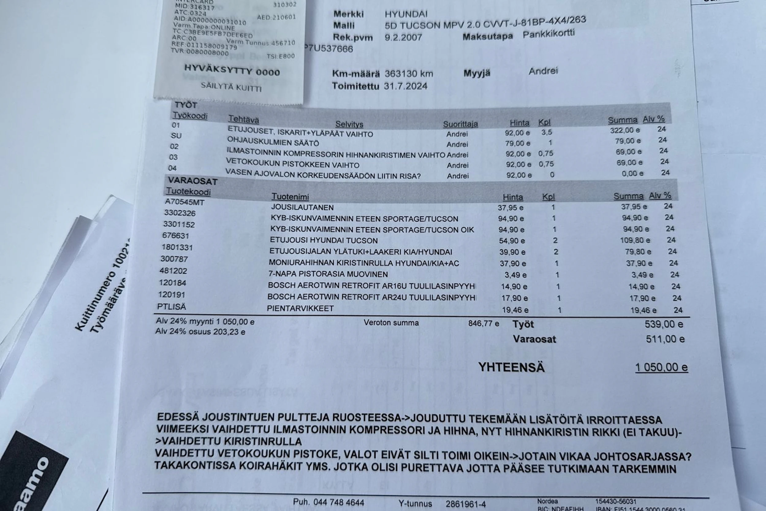 hopea Hyundai Tucson 2007 kuva 28.