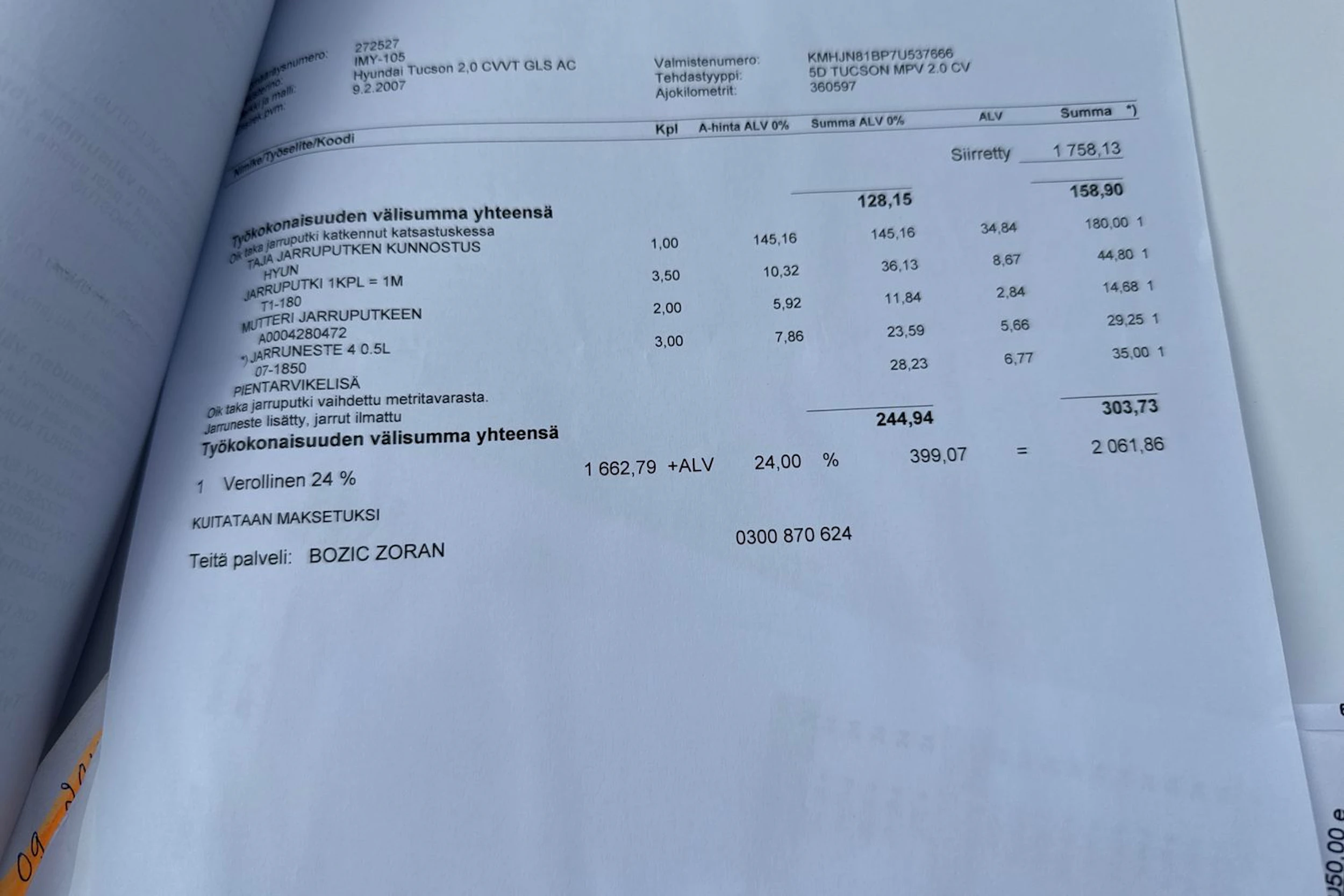 hopea Hyundai Tucson 2007 kuva 31.