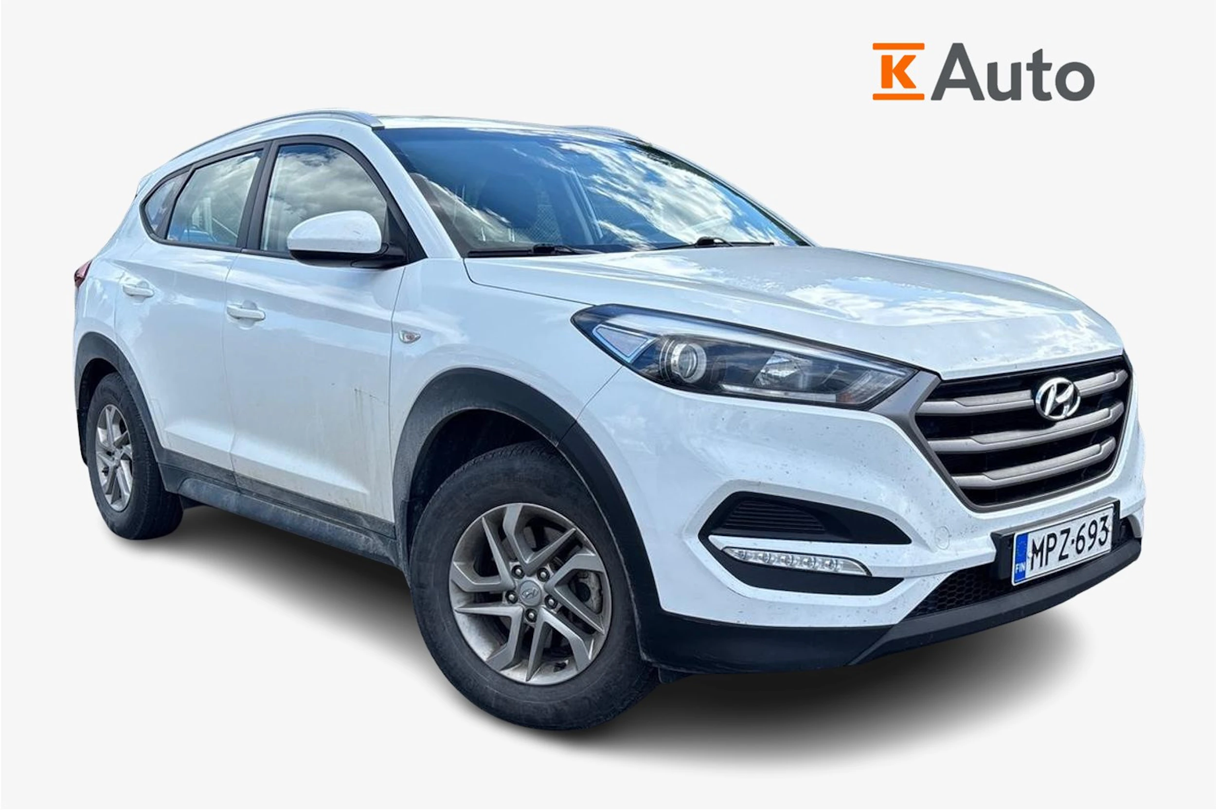 valkoinen Hyundai Tucson 2016 kuva 1.