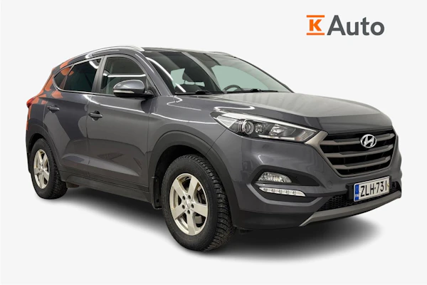 Hyundai Tucson 4WD 2,0 CRDi 6MT Comfort | Suomi-auto | Lohko + sisäpistoke | Vetokoukku | Vakionopeudensäädin |