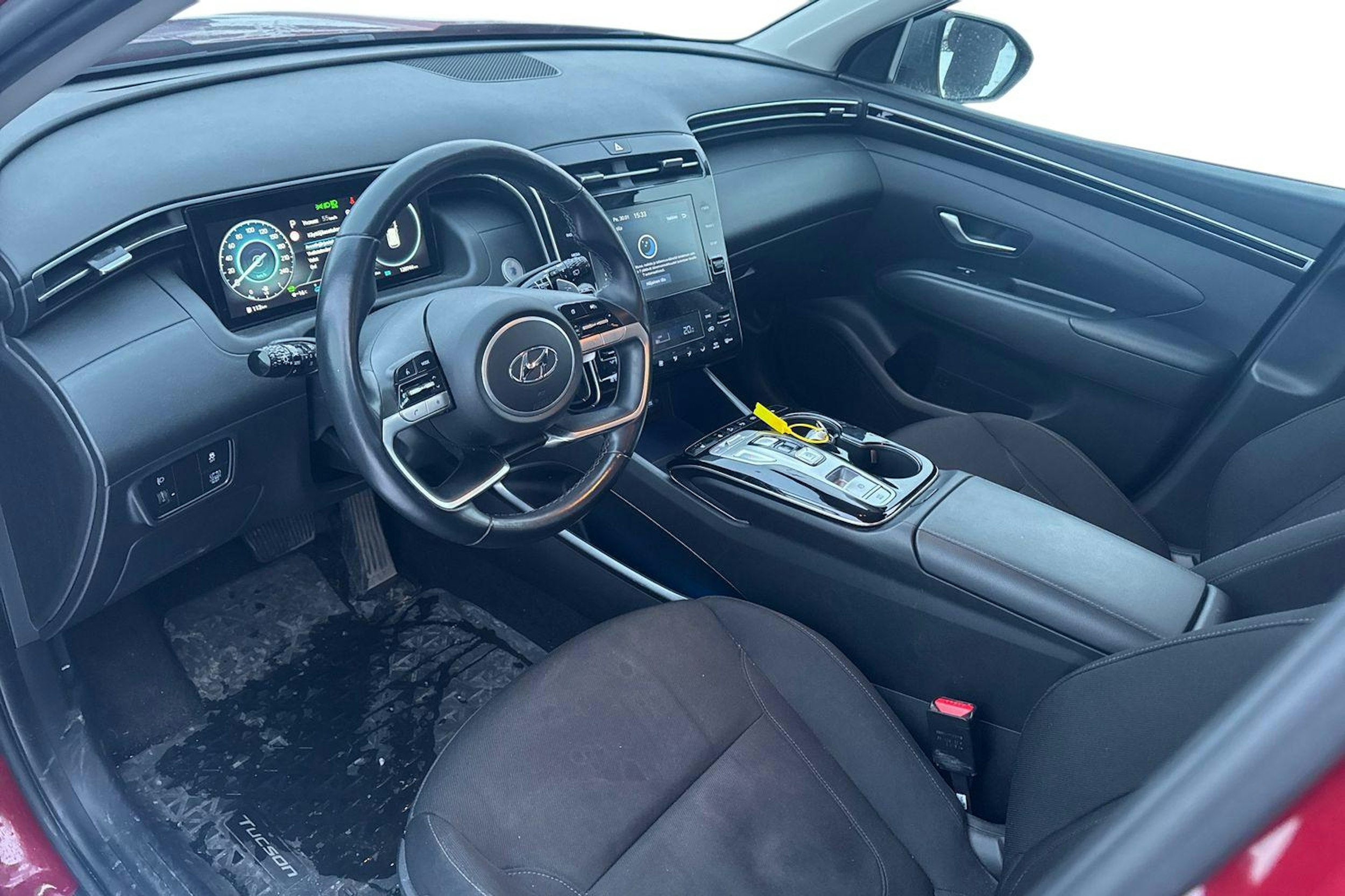 punainen Hyundai Tucson 2021 kuva 3.