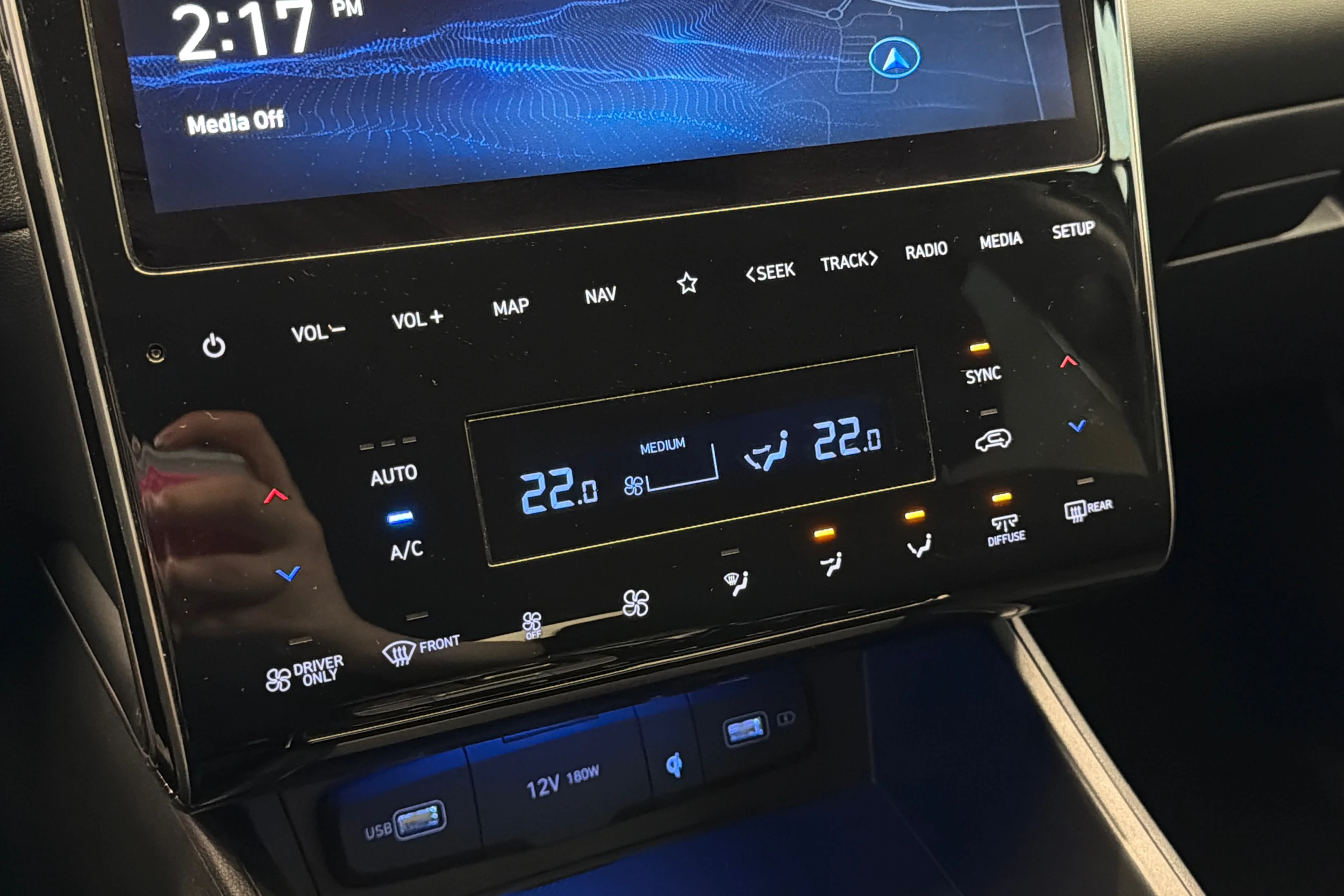 sininen Hyundai Tucson 2021 kuva 22.