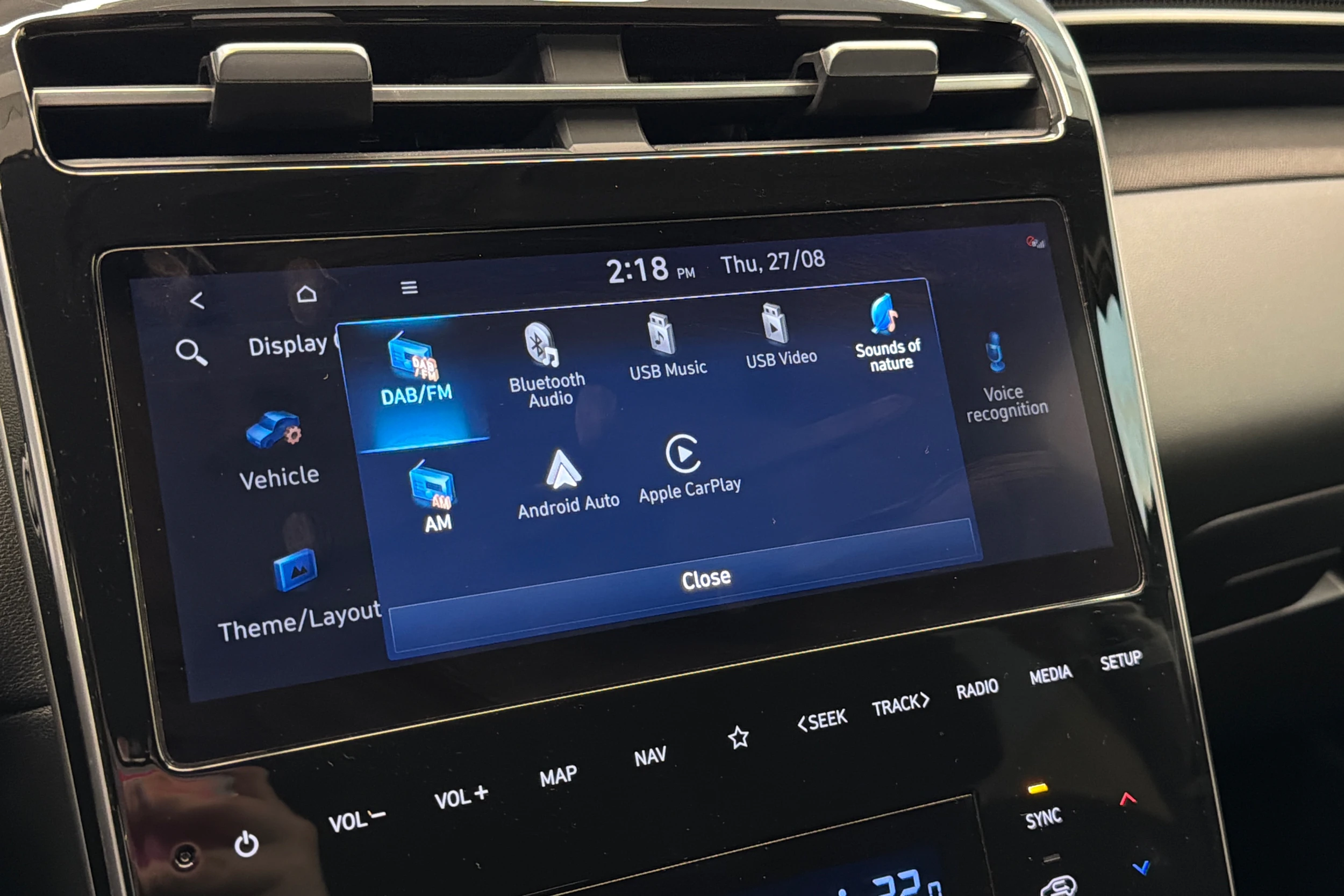 sininen Hyundai Tucson 2021 kuva 26.