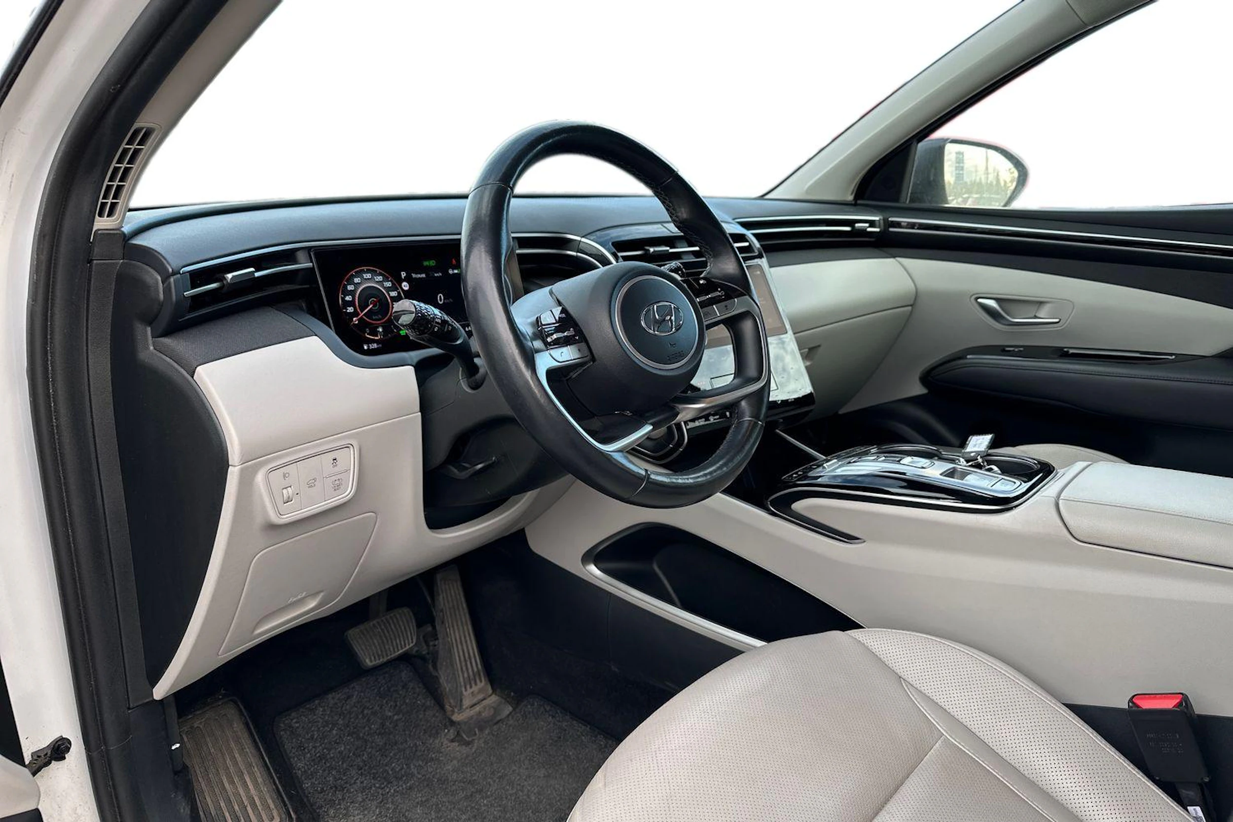valkoinen Hyundai Tucson 2022 kuva 3.