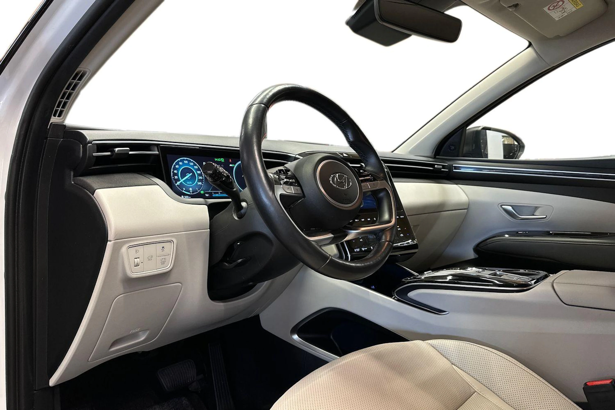 valkoinen Hyundai Tucson 2022 kuva 6.